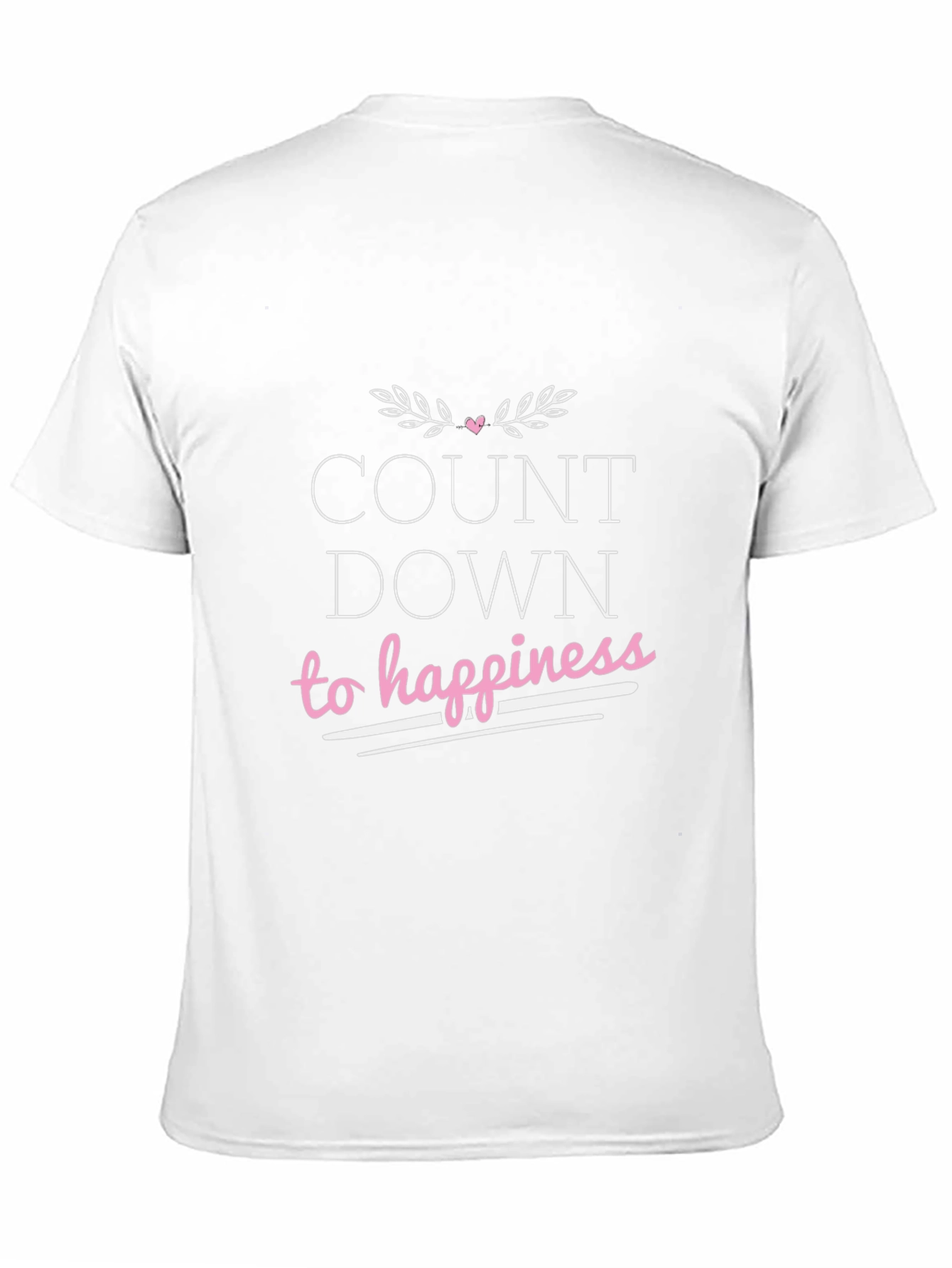 Countdown To Happiness Graphic T-Shirt - Black