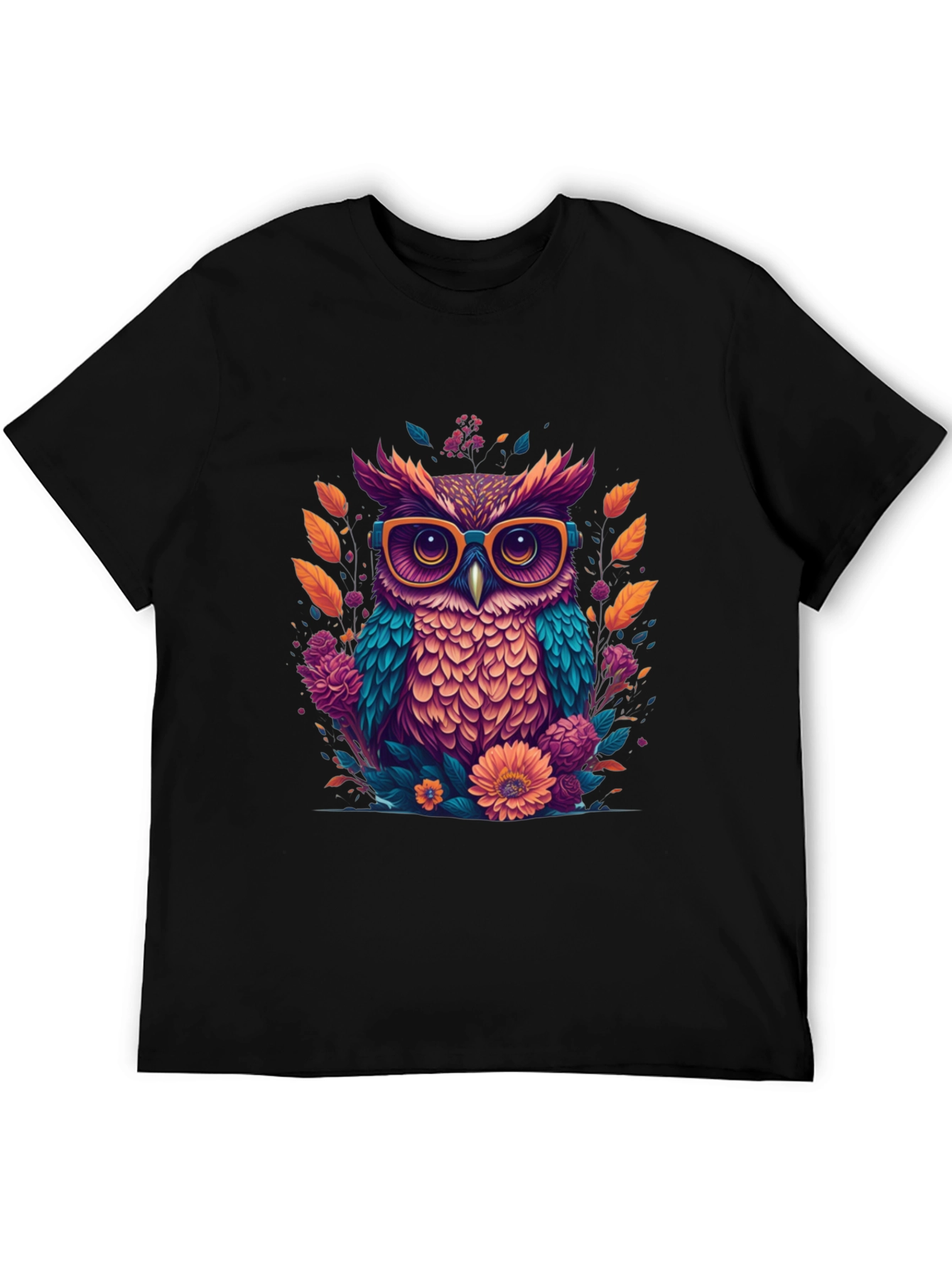 Owl with Glasses Graphic Tee