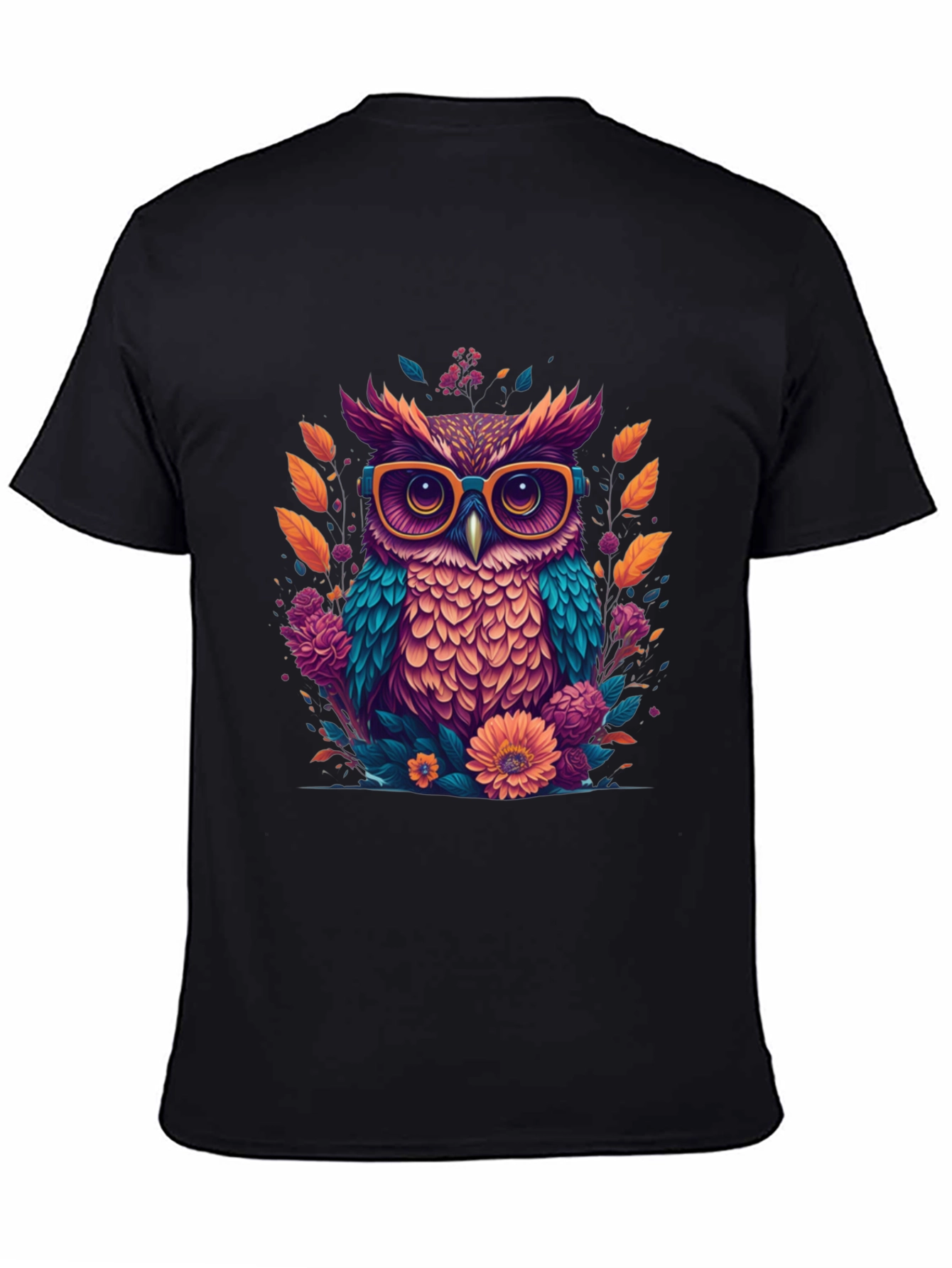 Owl with Glasses Graphic Tee