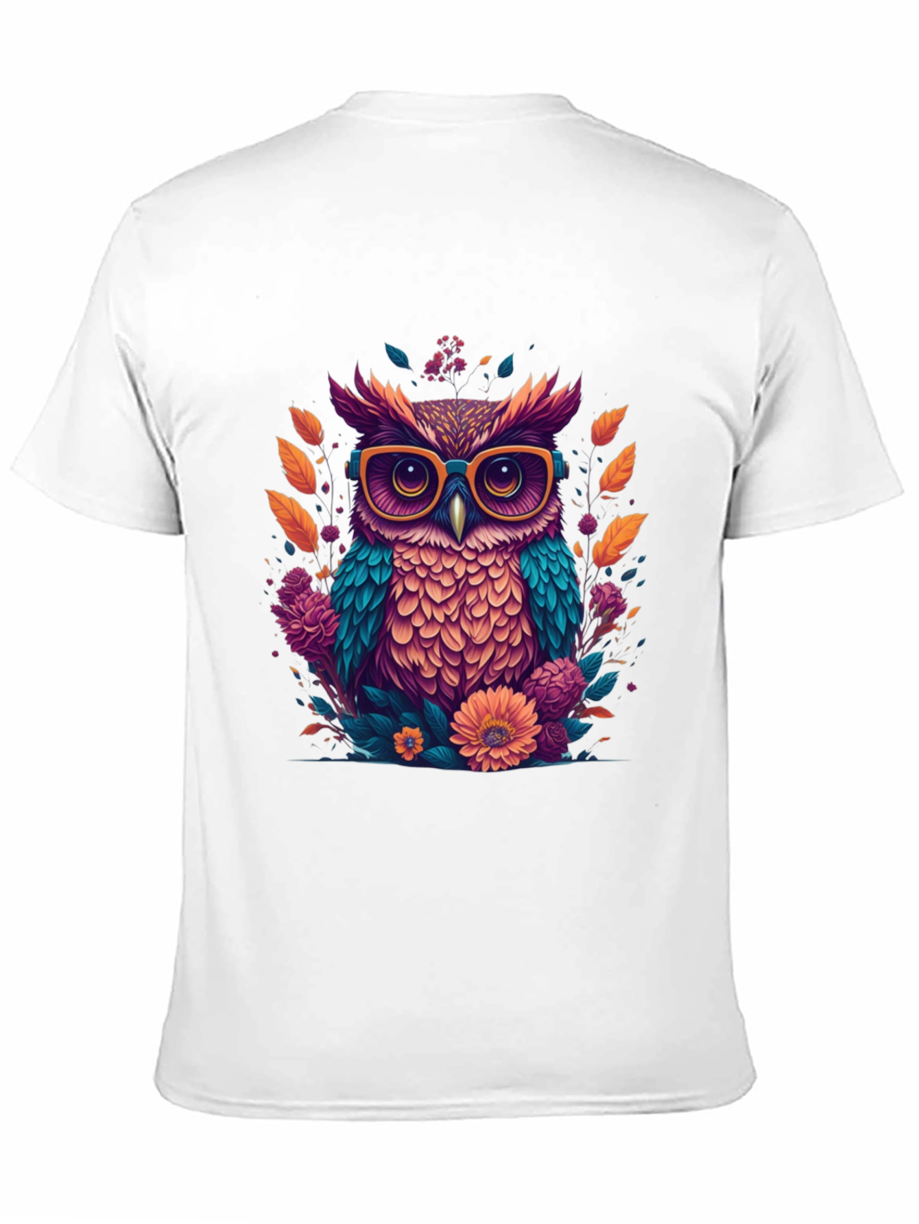 Owl with Glasses Graphic Tee