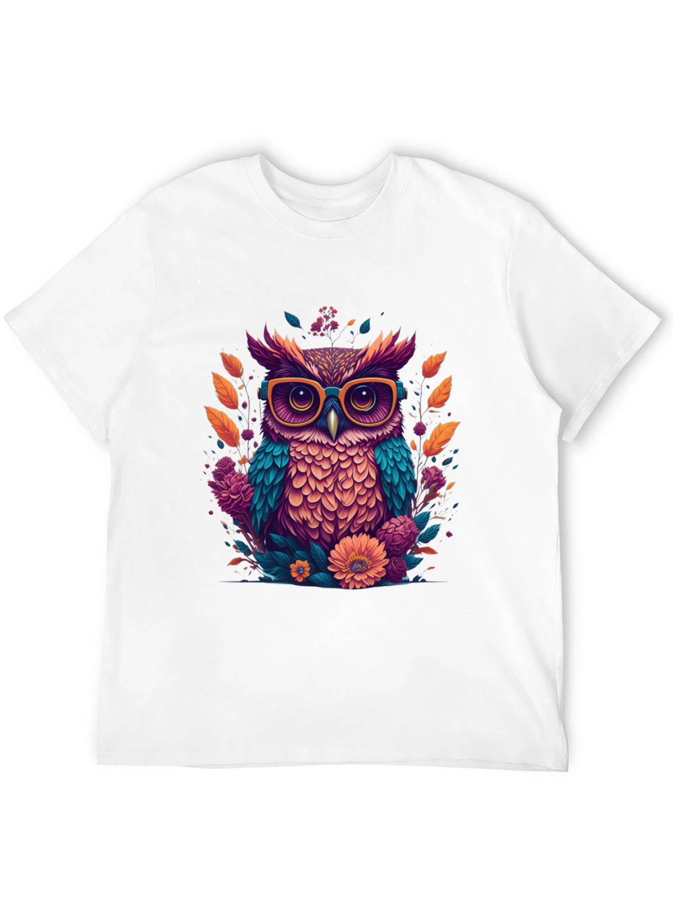 Owl with Glasses Graphic Tee