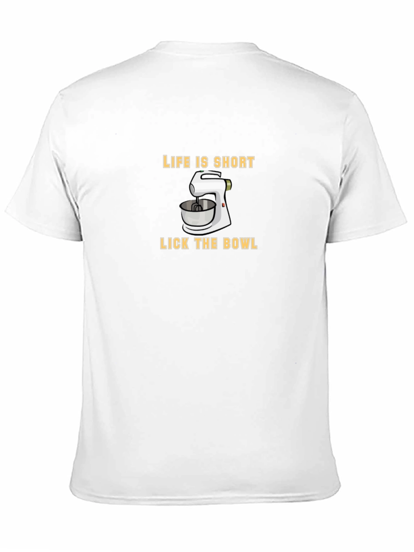 Life is Short Lick the Bowl Graphic Tee