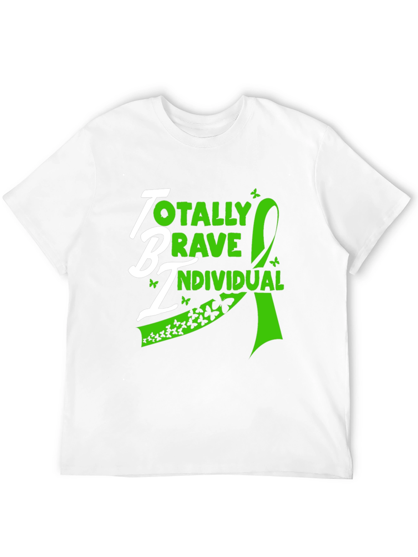TBI Awareness T-Shirt - Totally Brave Individual Ribbon Tee