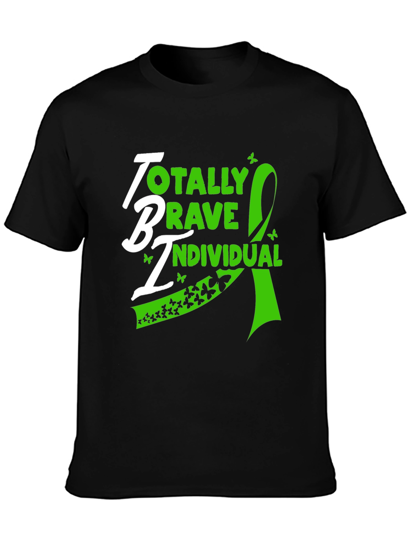 TBI Awareness T-Shirt - Totally Brave Individual Ribbon Tee