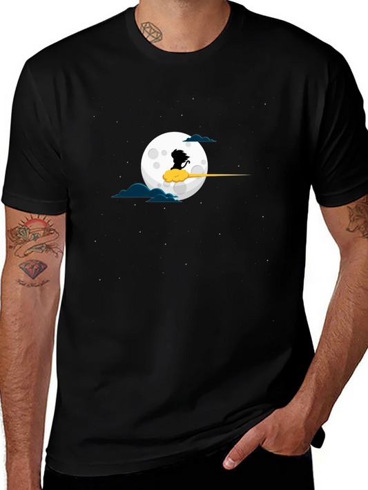 Dragon Ball Z T-Shirt Anime Moon Cloud