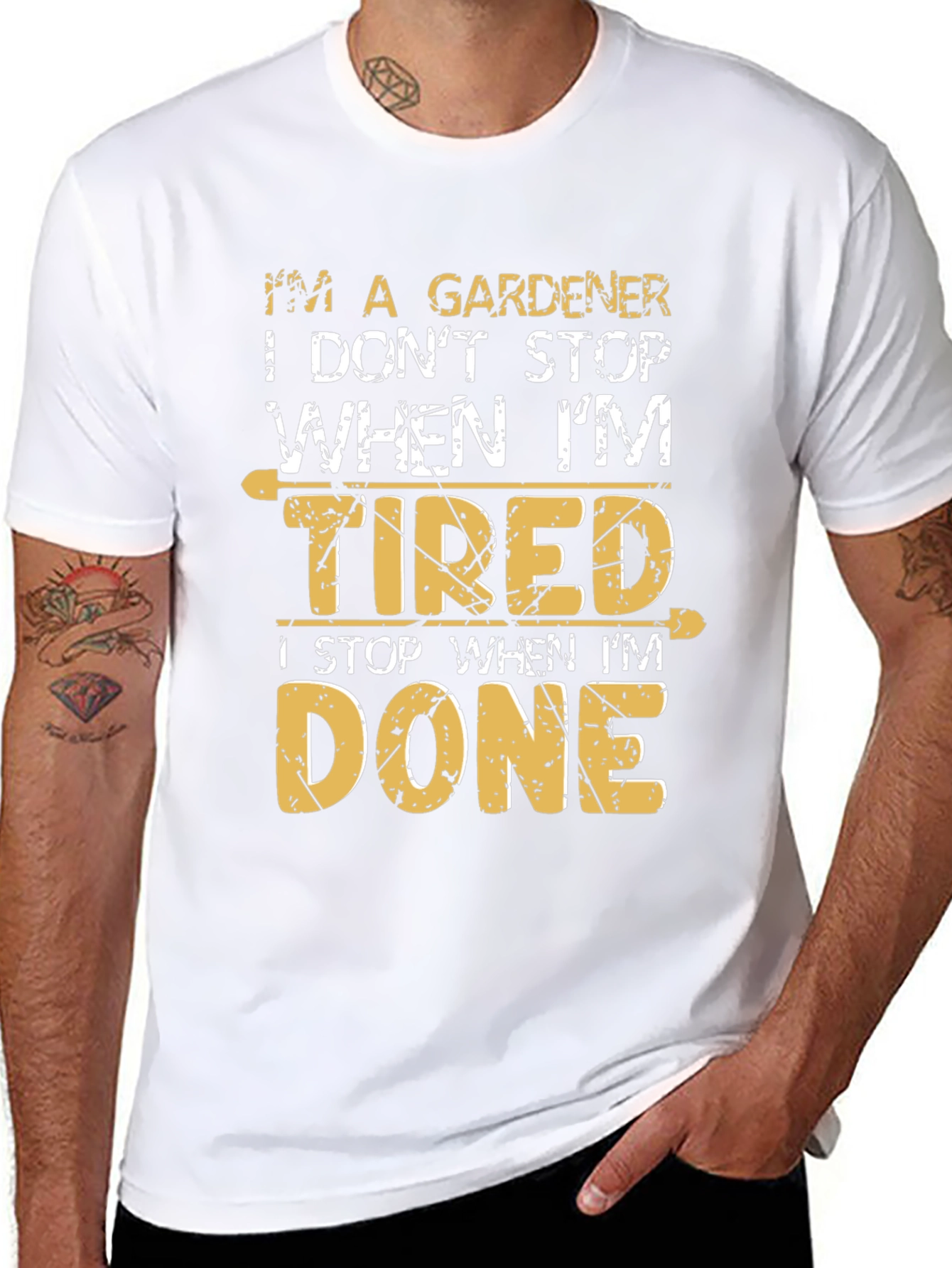 Gardener T-Shirt - Tired vs Done