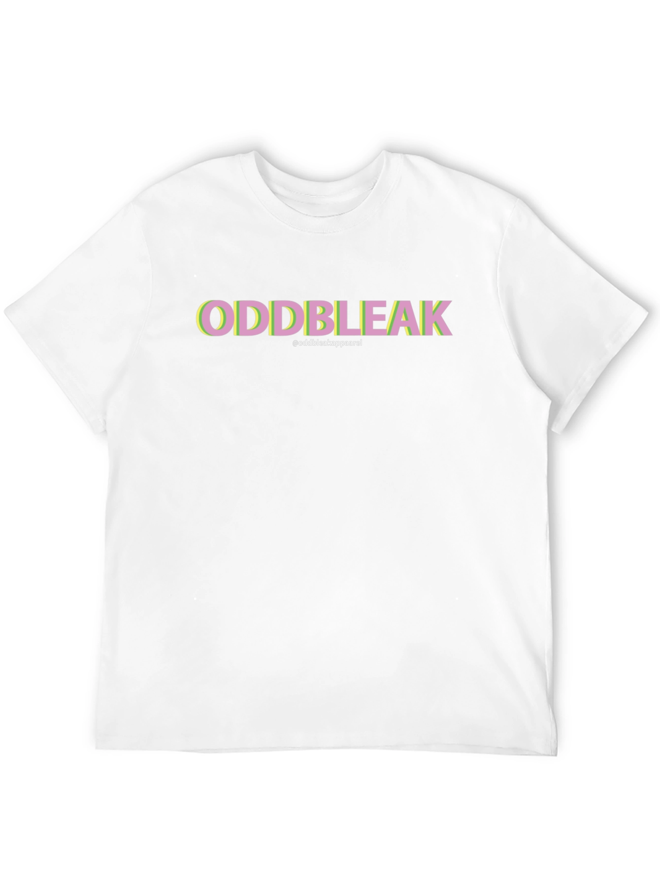 Oddbleak Graphic Tee - Black Cotton Blend