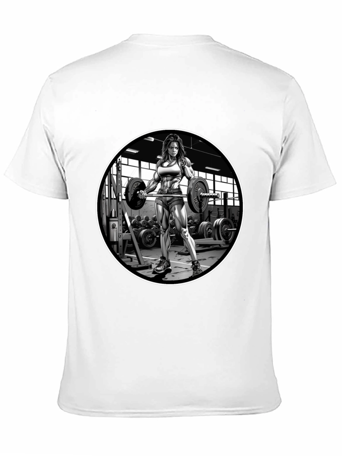 Weightlifting Woman Black T-Shirt
