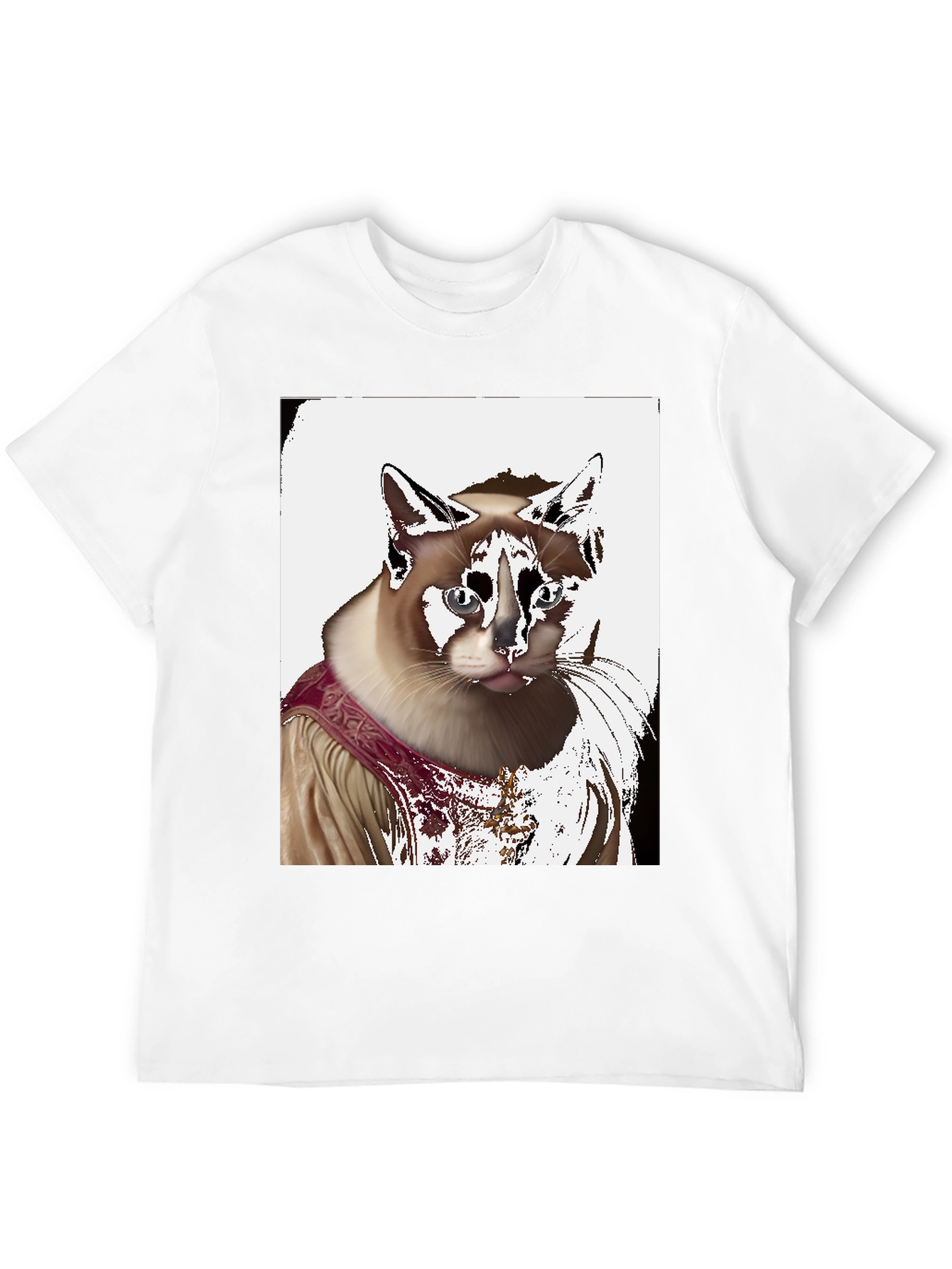 Regal Cat Portrait T-Shirt