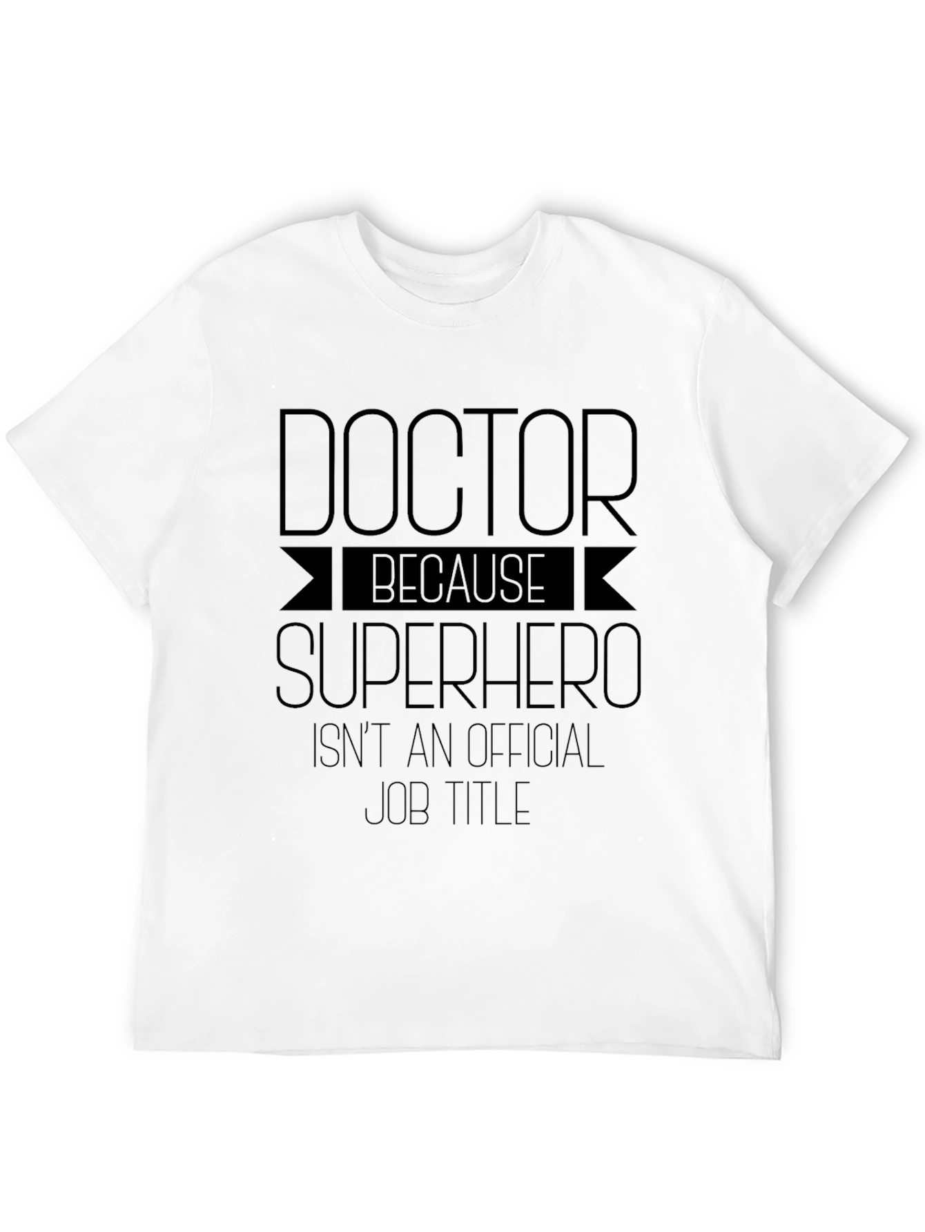 Doctor Superhero Graphic Tee - Black T-Shirt