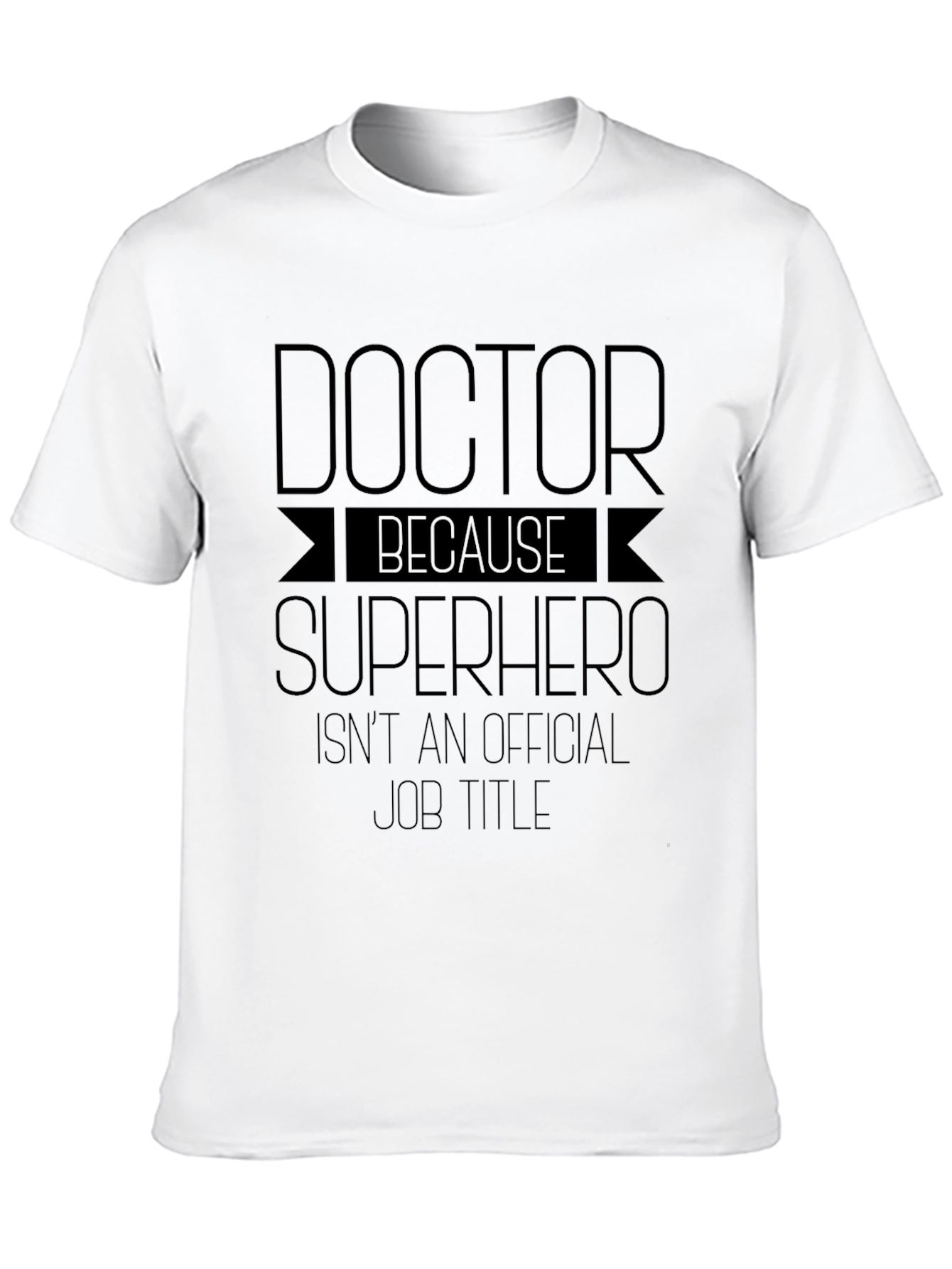 Doctor Superhero Graphic Tee - Black T-Shirt