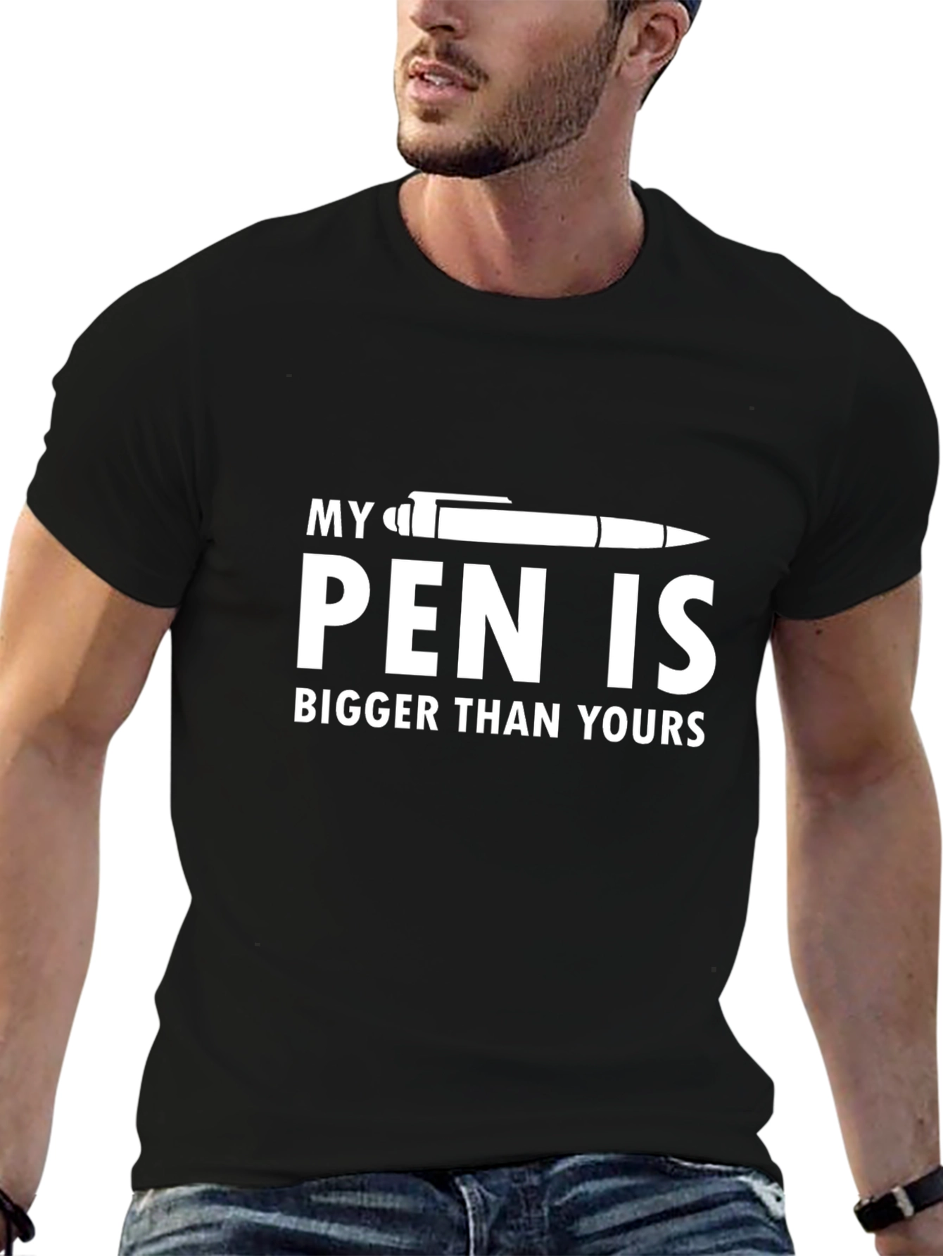 My Pen Is Bigger T-Shirt - Funny Graphic Tee