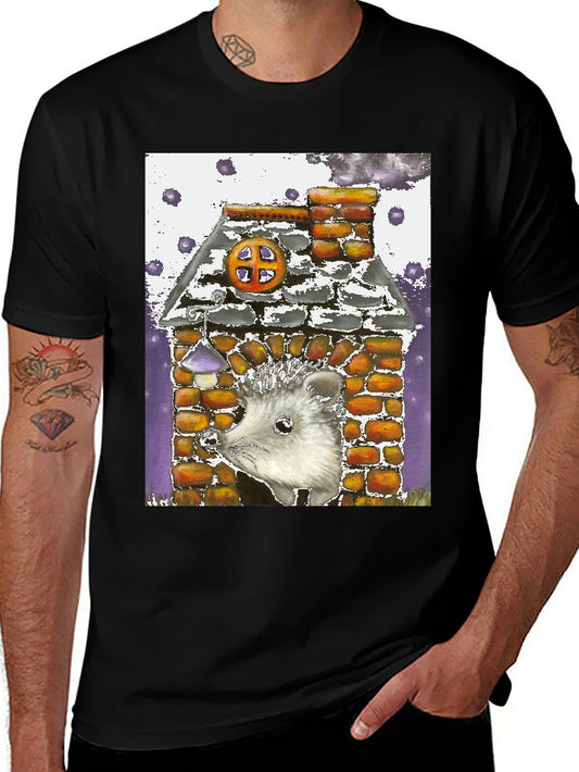 Hedgehog in Brick House T-Shirt