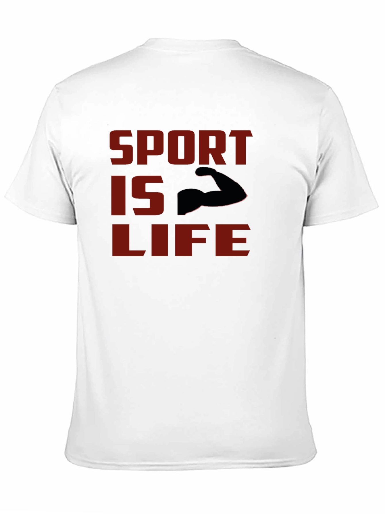 Sport Is Life T-Shirt - Black Graphic Tee
