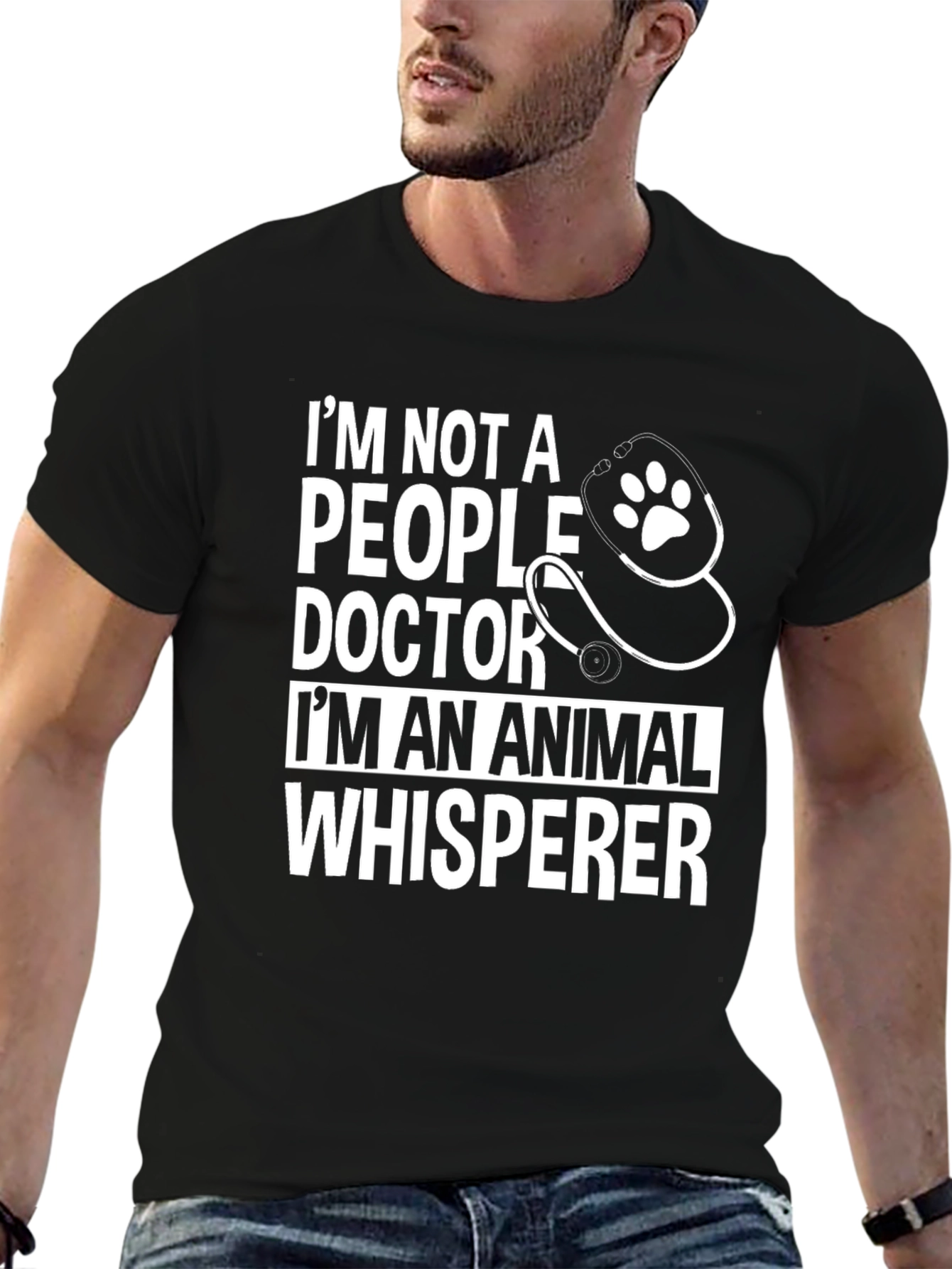 Animal Whisperer Graphic Tee - Veterinarian Gift