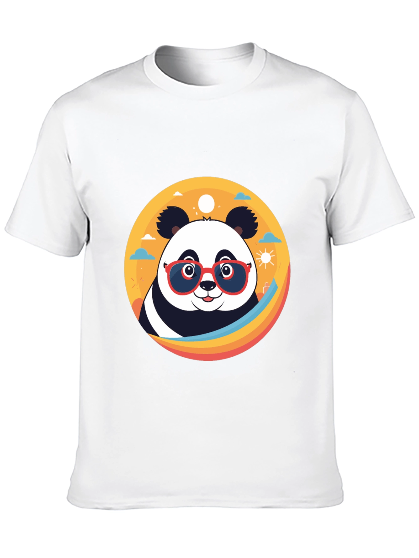 Cool Panda Graphic Tee - Stylish Black T-Shirt