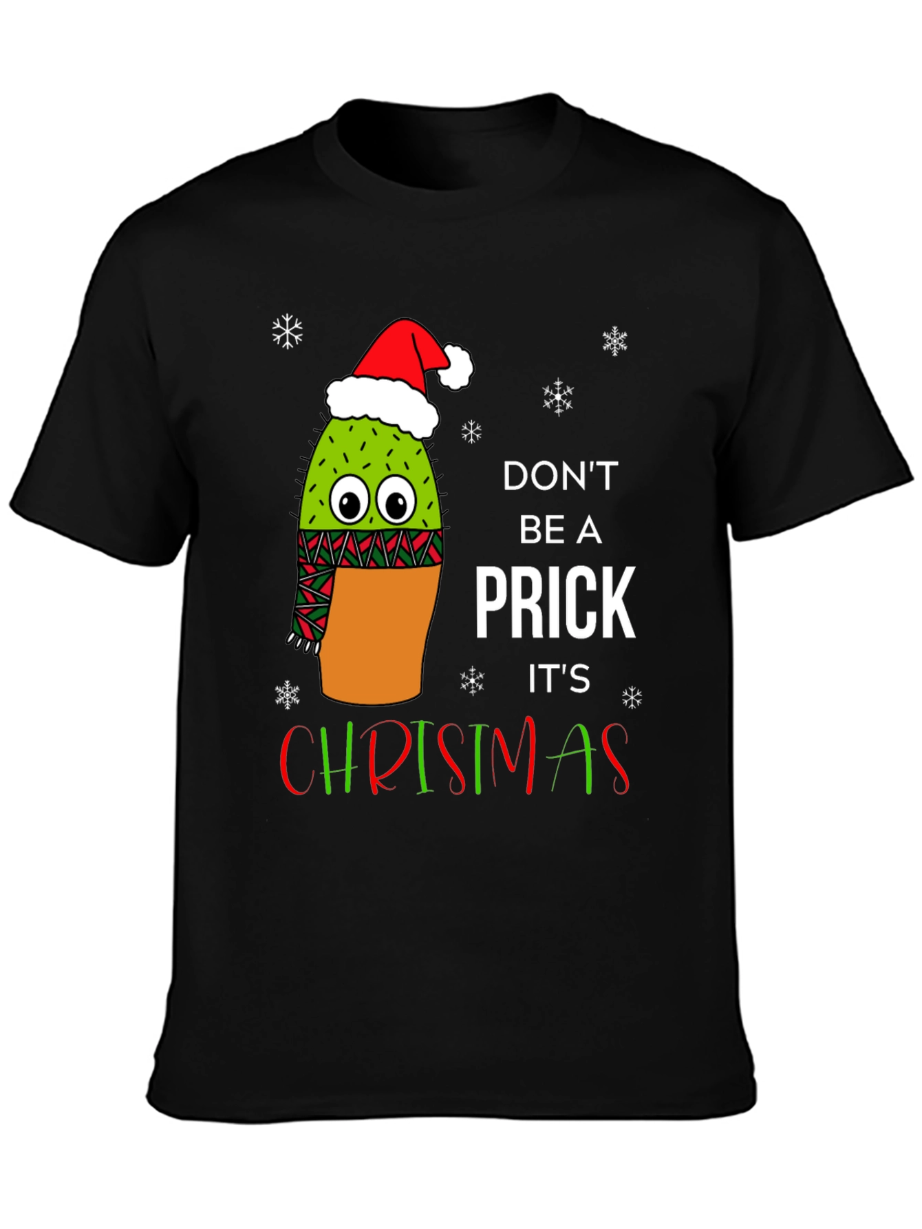 Funny Christmas Cactus T-Shirt