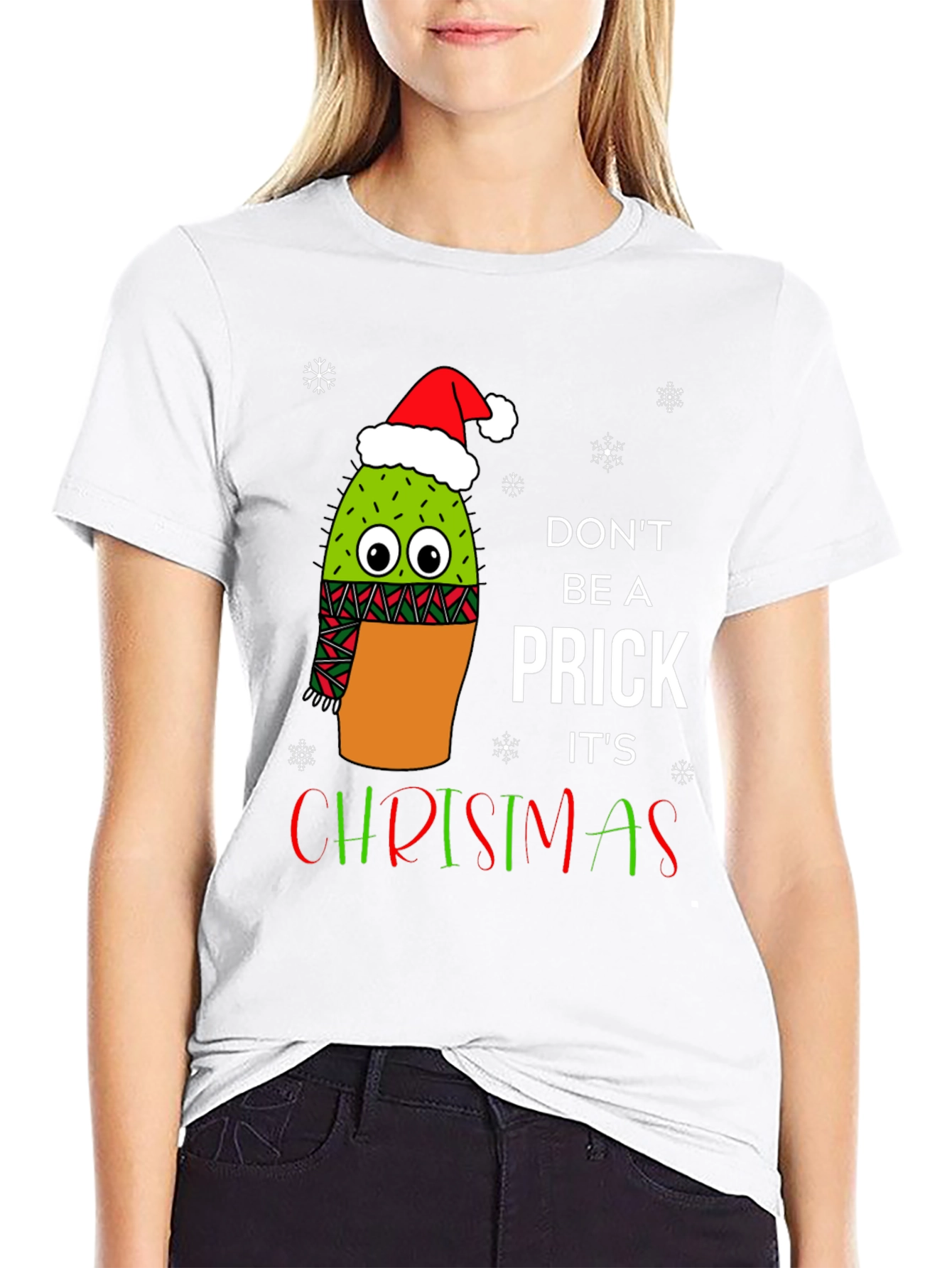 Funny Christmas Cactus T-Shirt