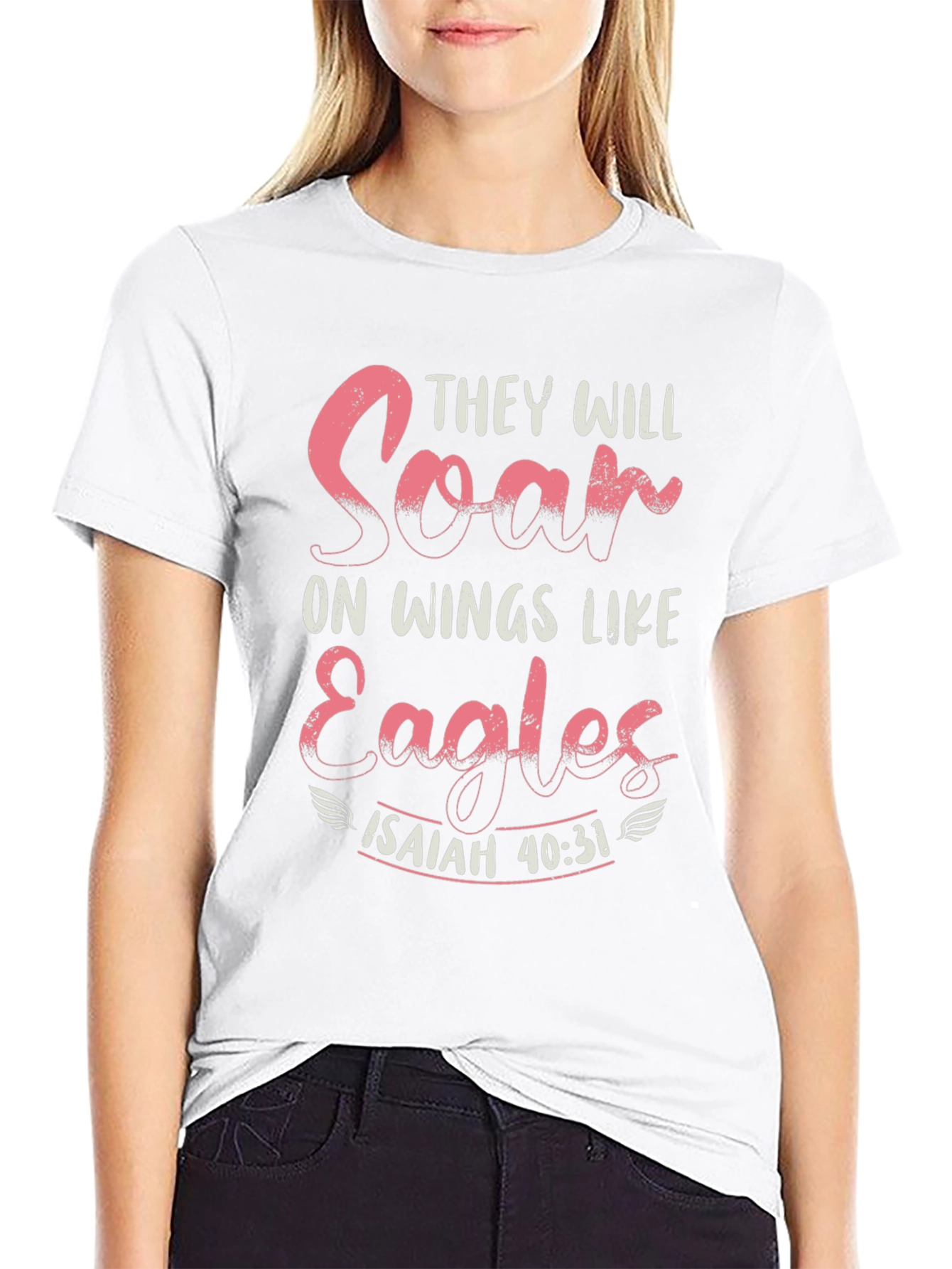 Inspirational Christian Isaiah 40:31 Graphic Tee