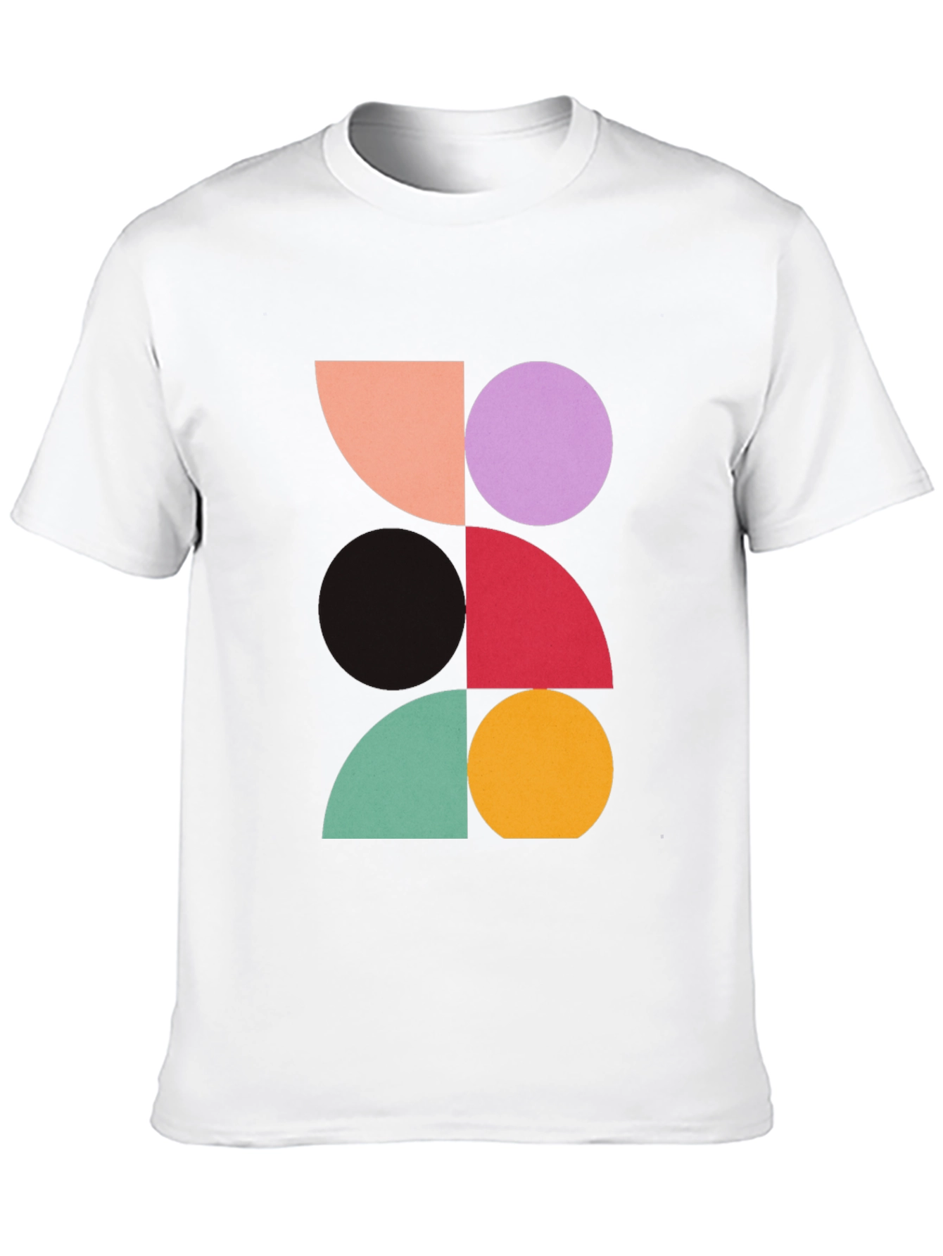 Abstract Geometric Design Tee - Modern Art Shirt