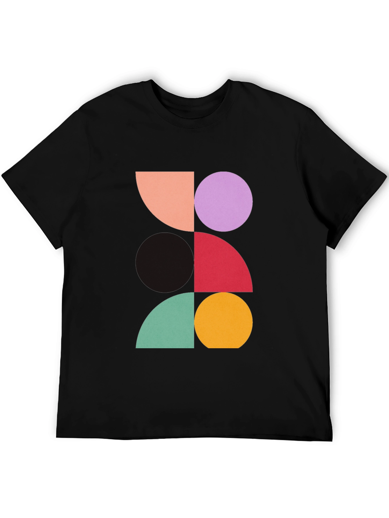 Abstract Geometric Design Tee - Modern Art Shirt