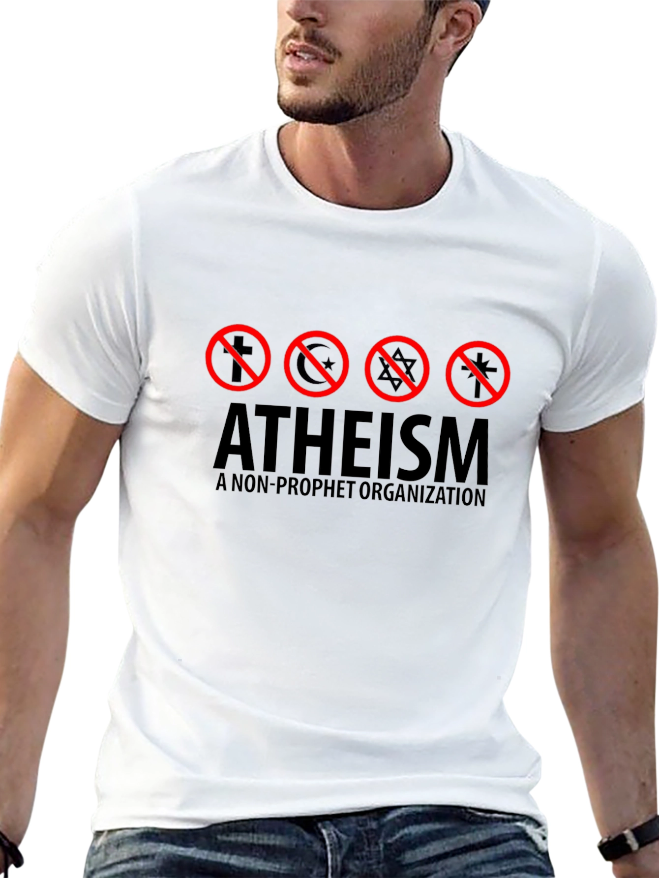 Atheism T-Shirt - Non-Prophet Organization Tee