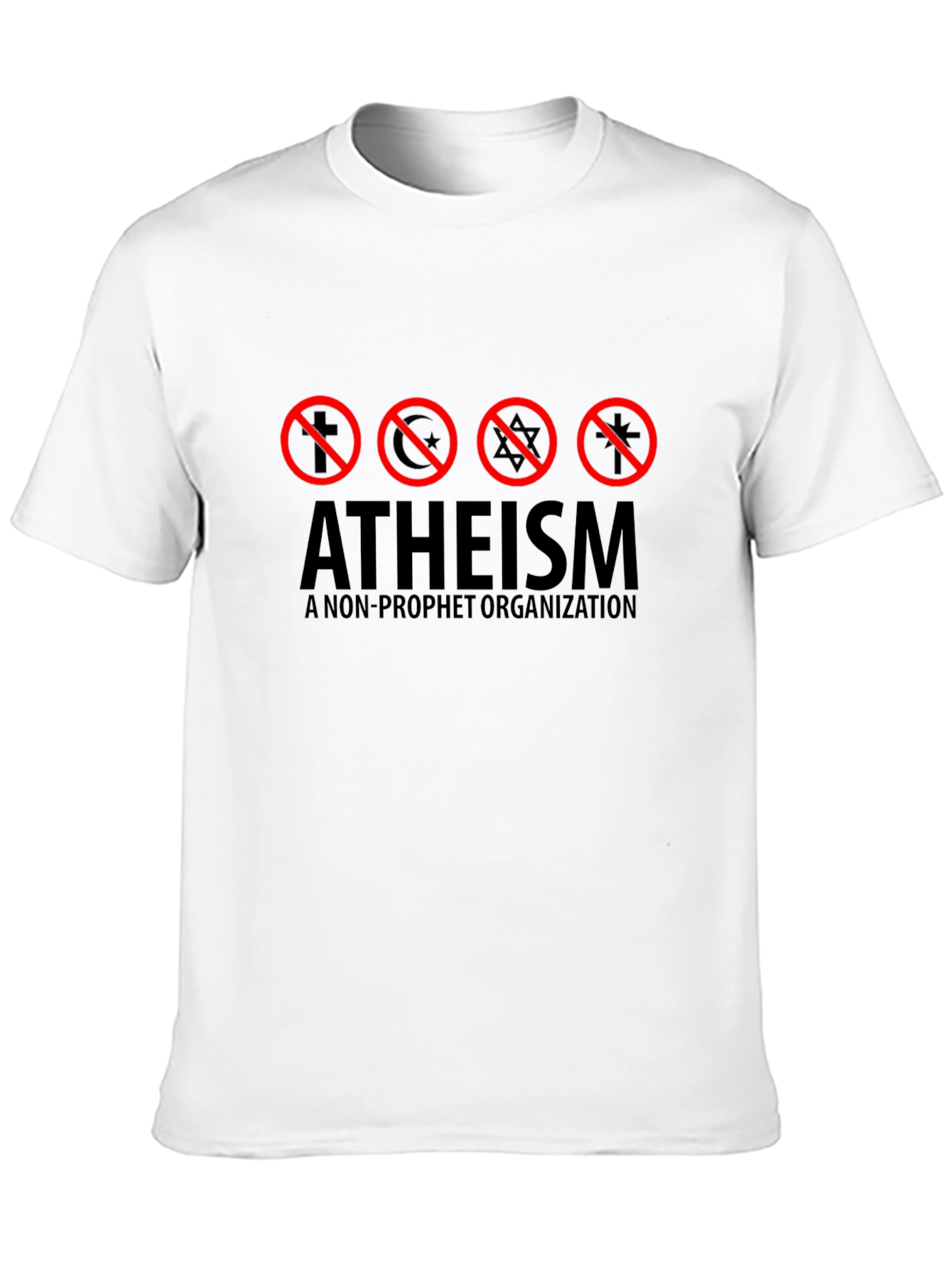 Atheism T-Shirt - Non-Prophet Organization Tee