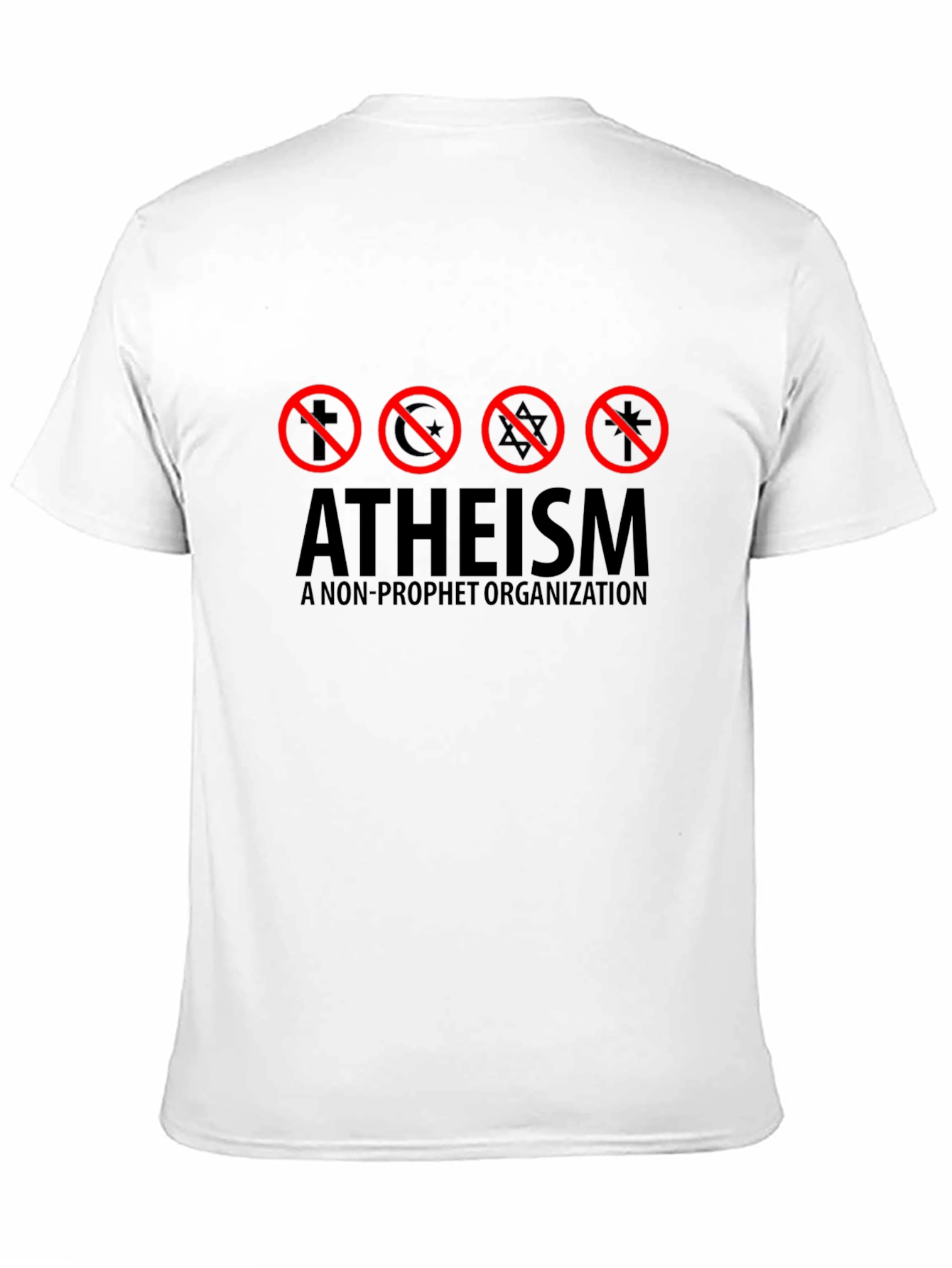 Atheism T-Shirt - Non-Prophet Organization Tee