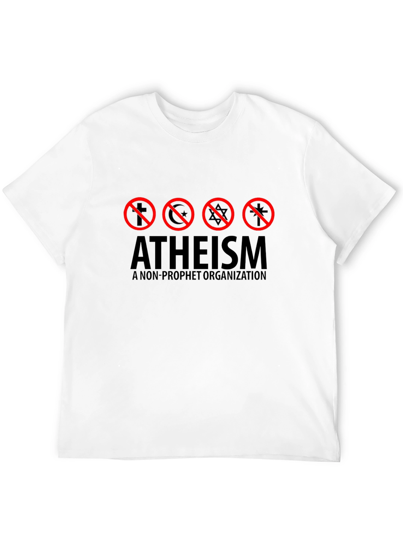 Atheism T-Shirt - Non-Prophet Organization Tee
