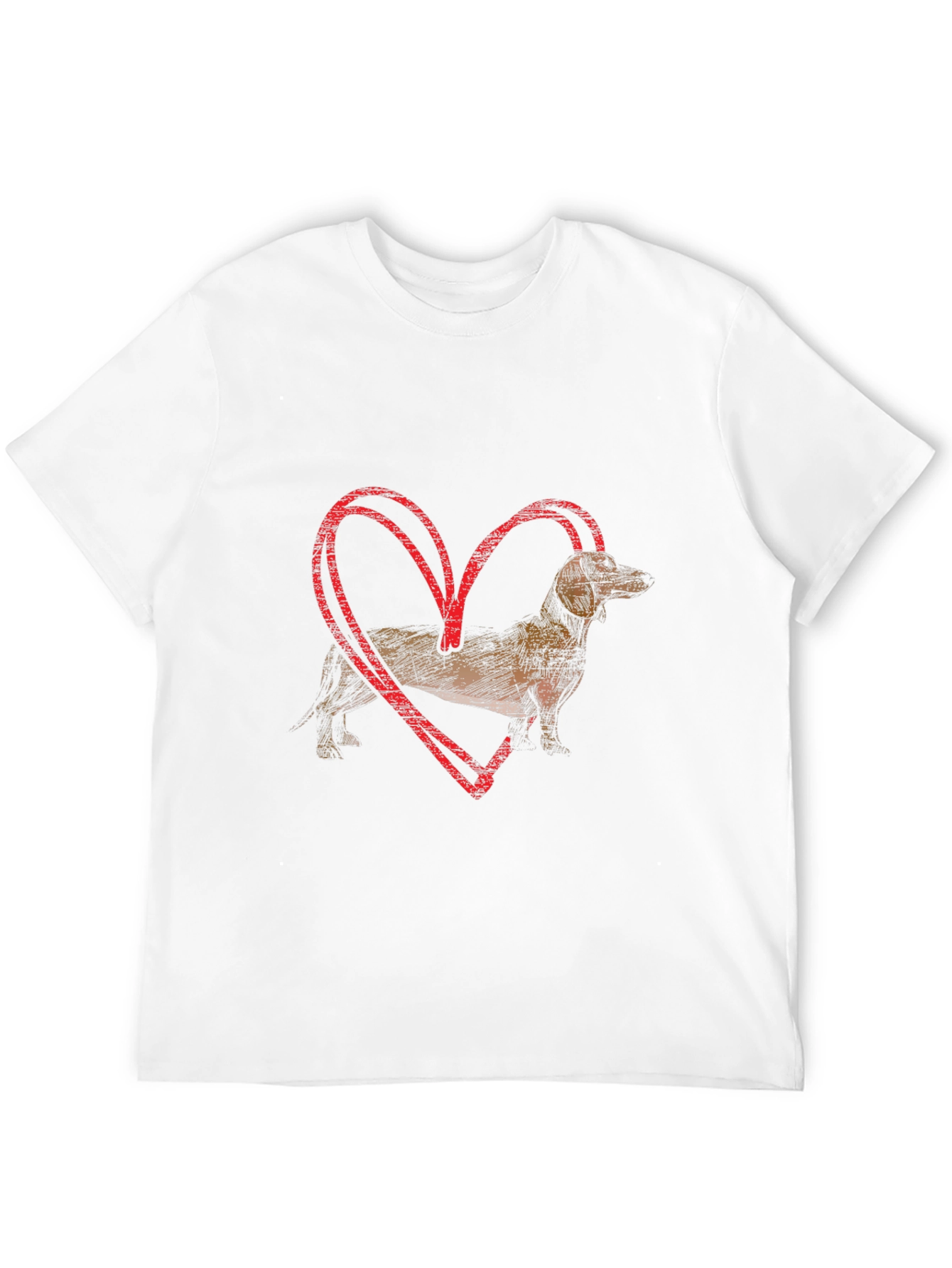Dachshund Heart T-Shirt - Dog Lover Tee