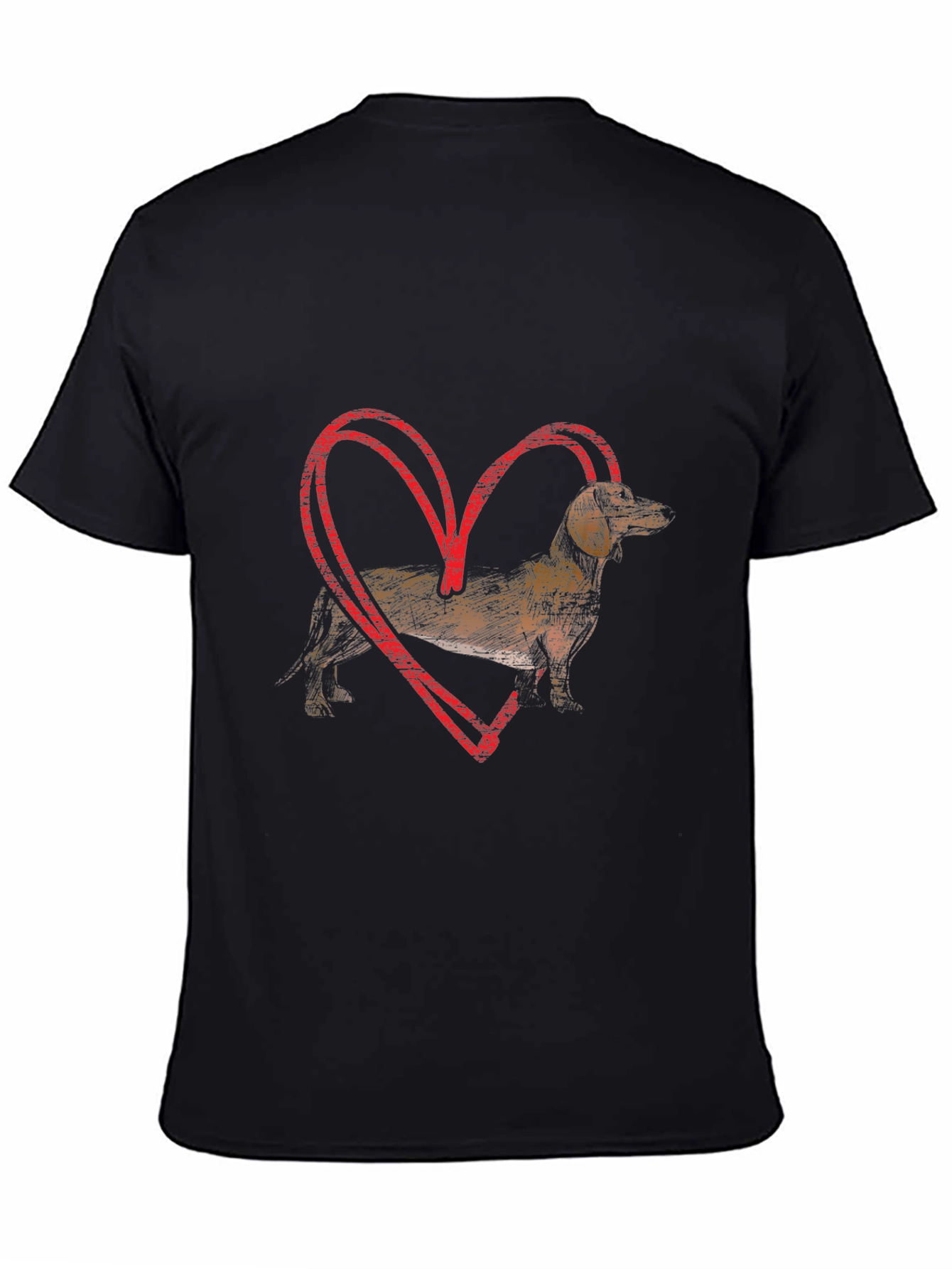 Dachshund Heart T-Shirt - Dog Lover Tee