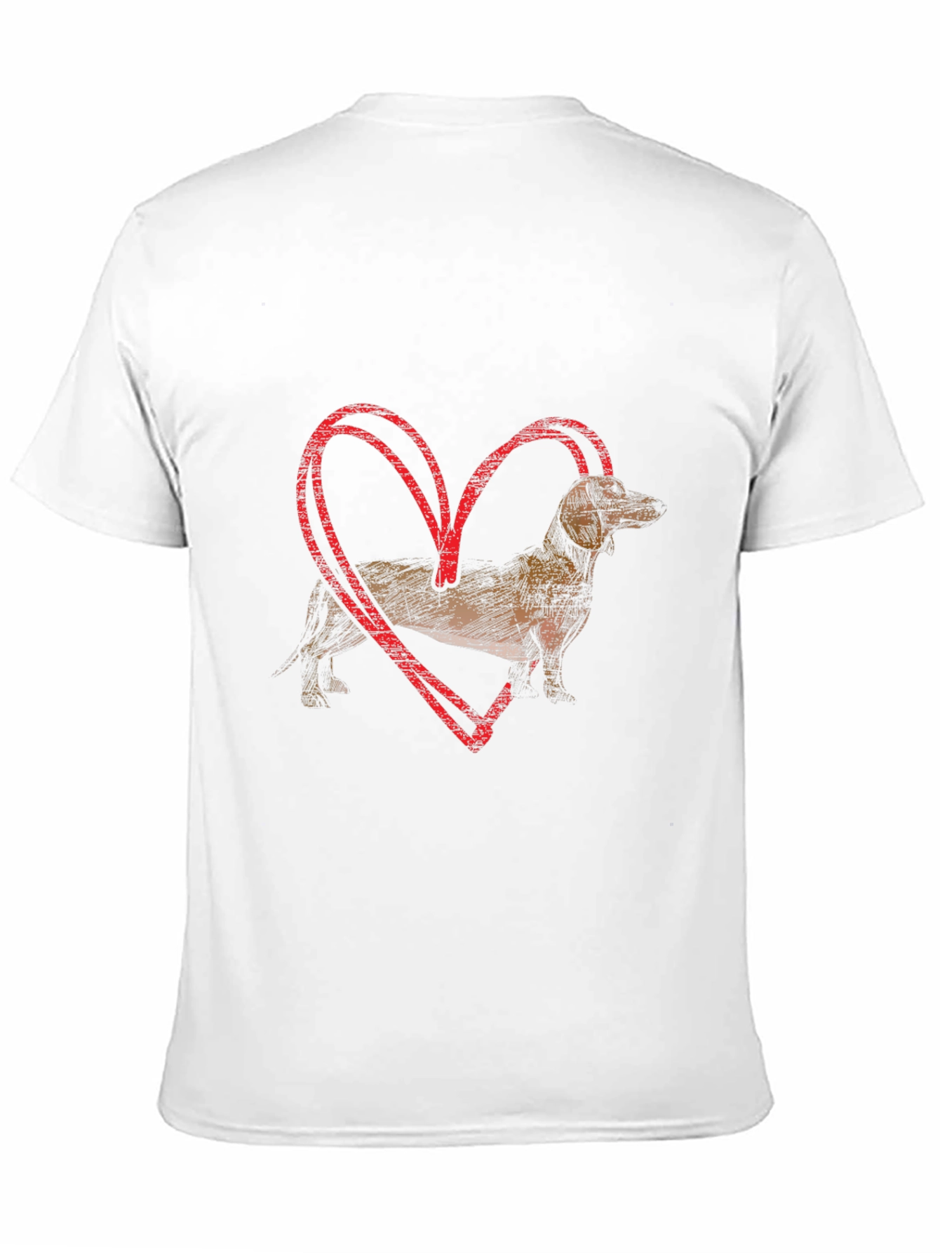 Dachshund Heart T-Shirt - Dog Lover Tee