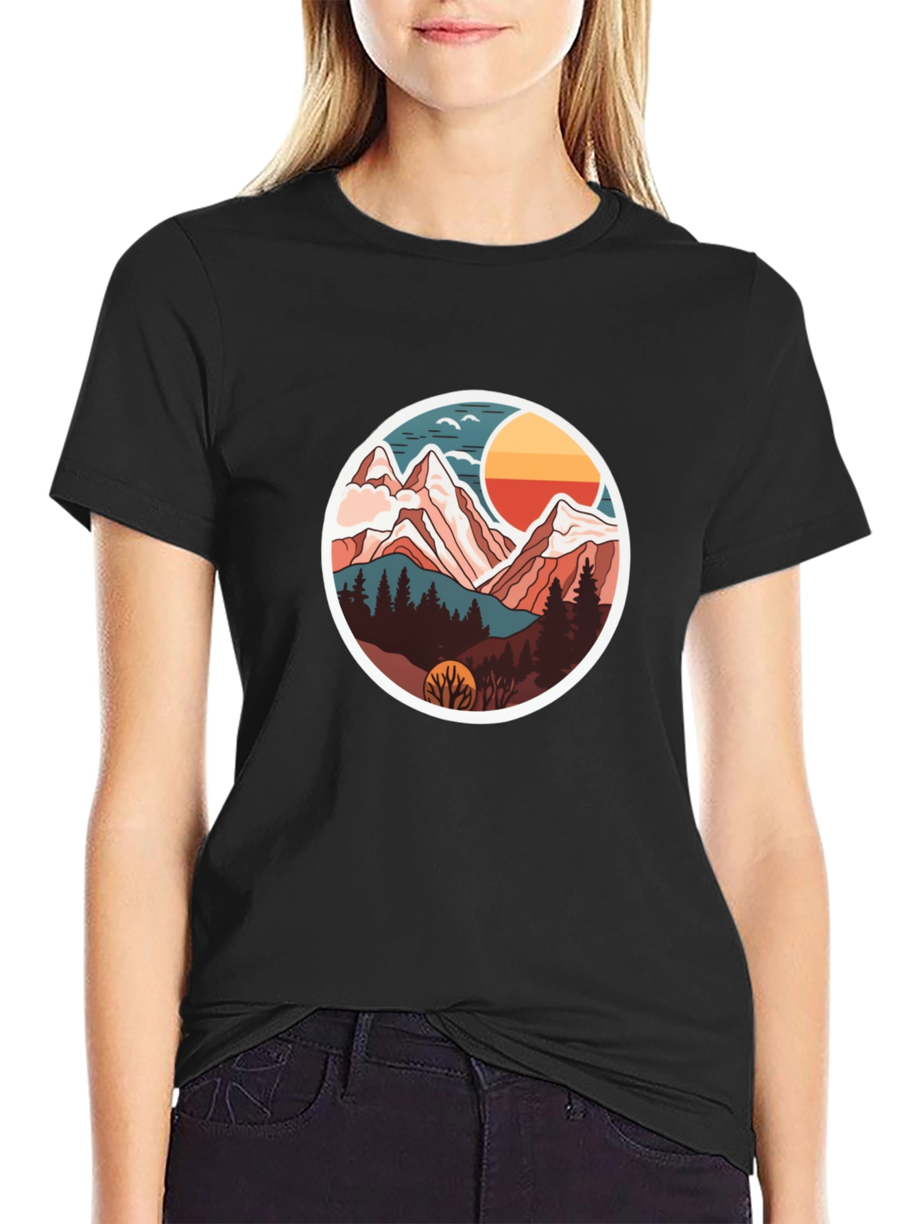 Mountain Adventure Graphic Tee - Soft Cotton Blend