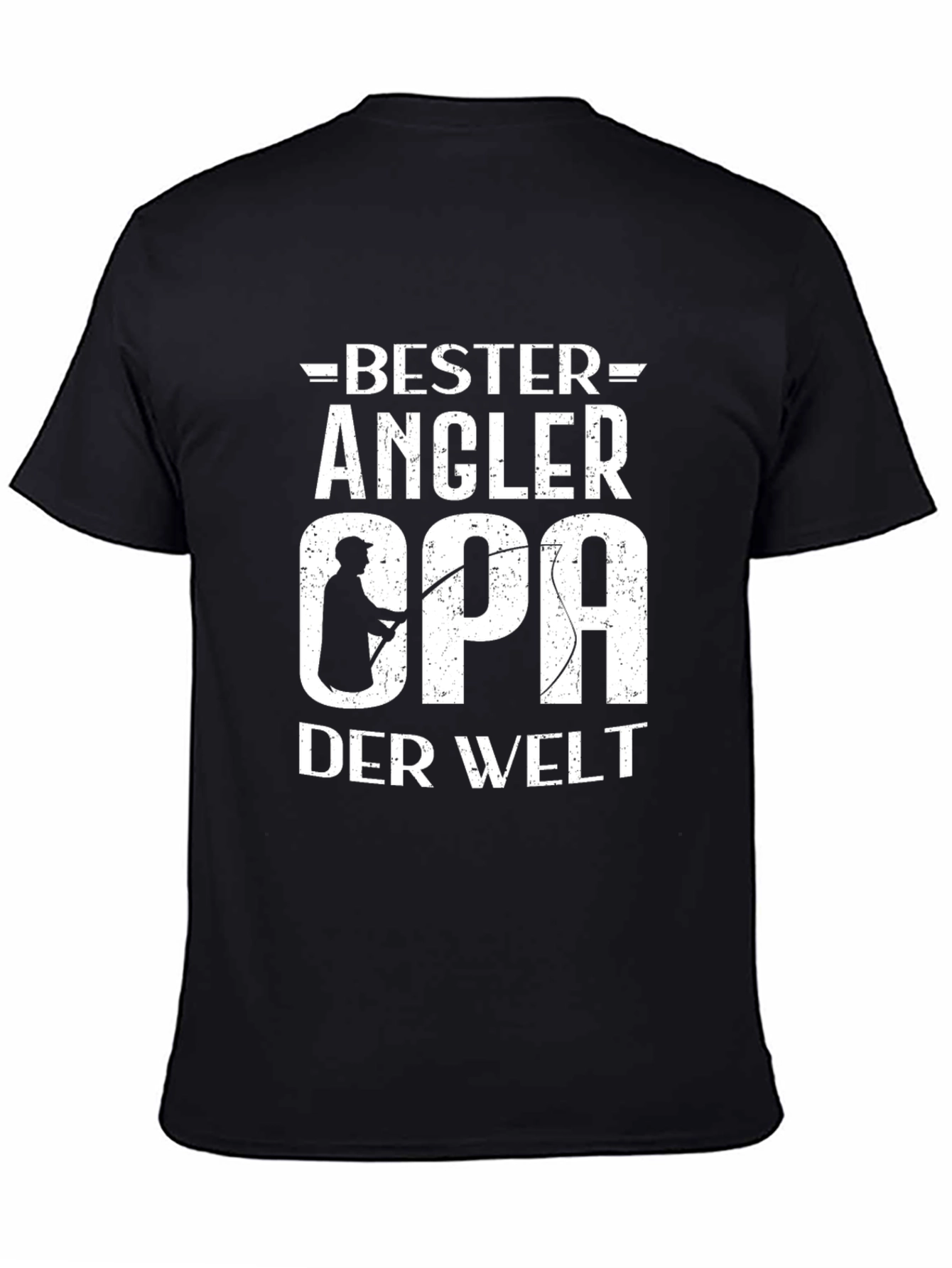 Bester Angler Opa T-Shirt - Fisherman Grandpa Tee