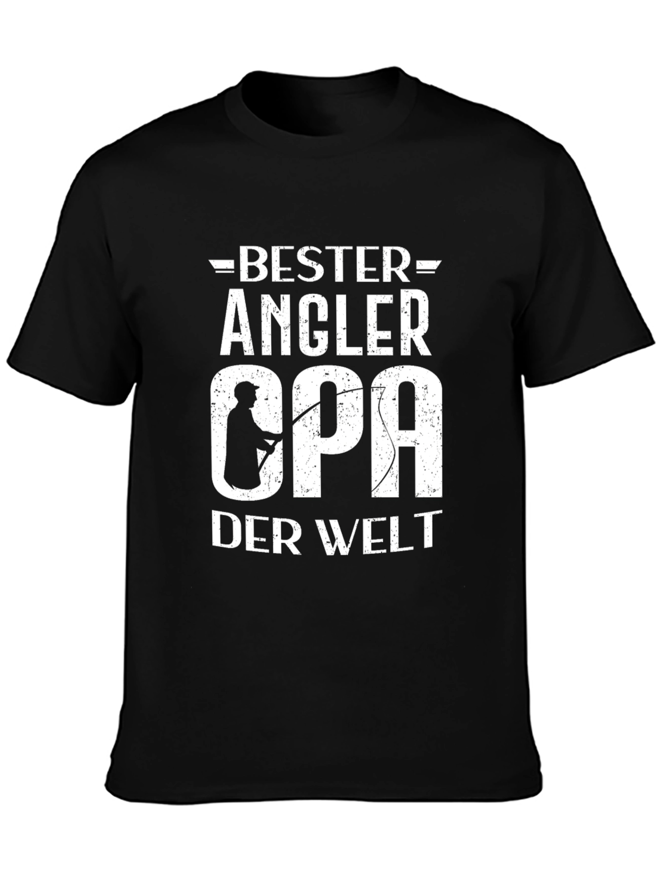 Bester Angler Opa T-Shirt - Fisherman Grandpa Tee