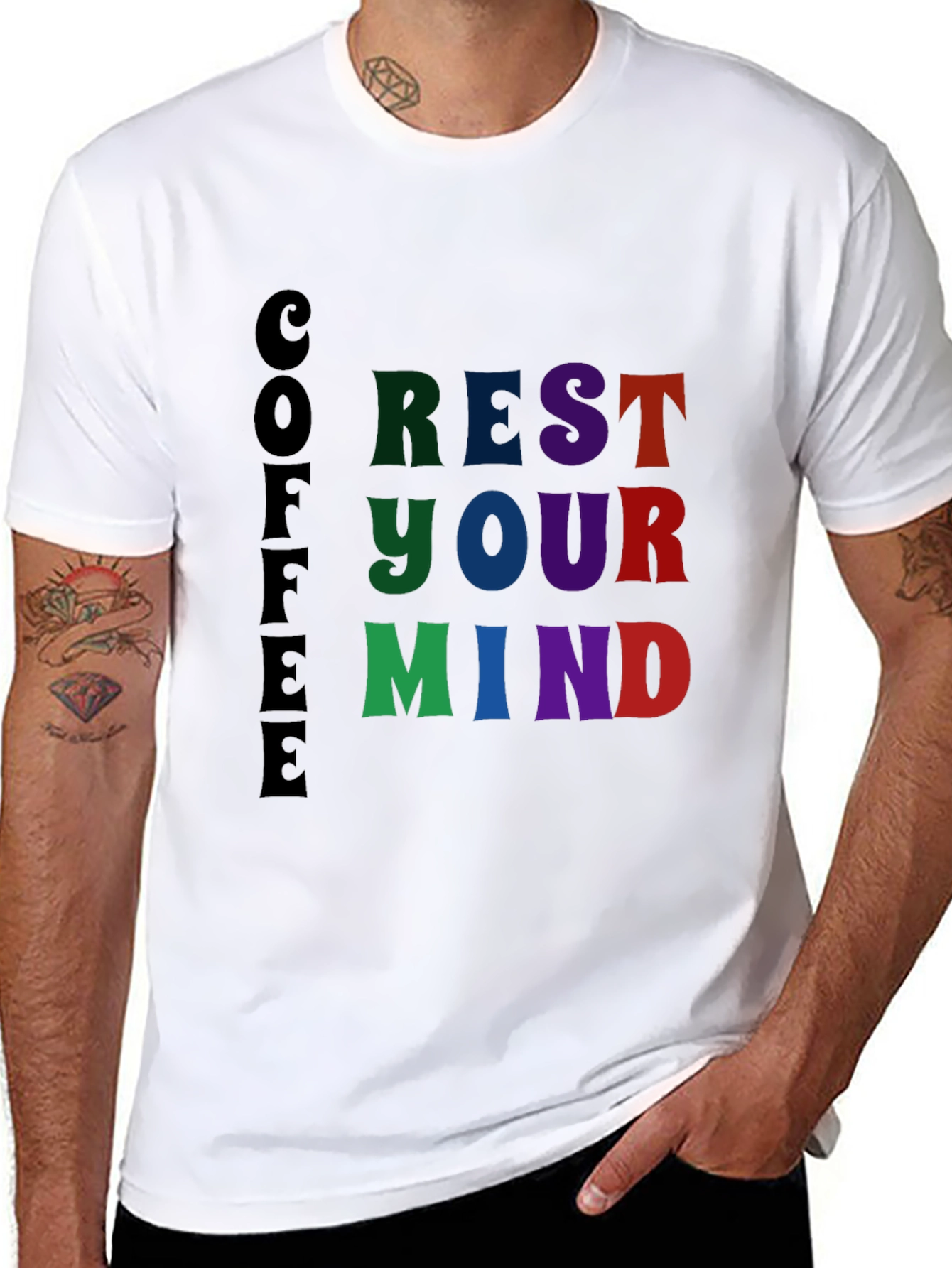 Coffee Rest Your Mind Graphic T-Shirt