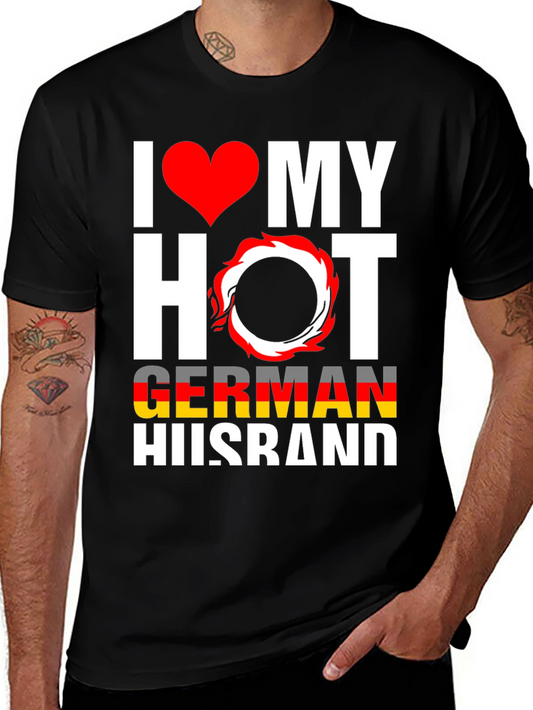 I Love My Hot German Husband Graphic Tee