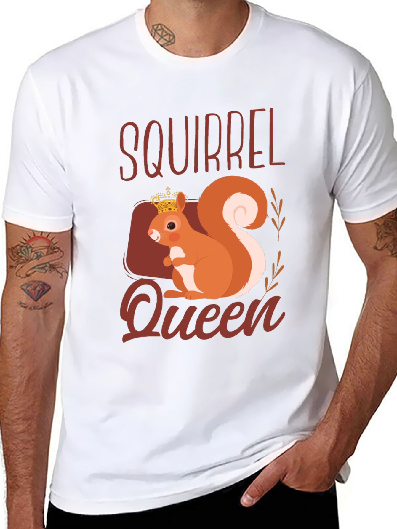 Squirrel Queen Graphic T-Shirt