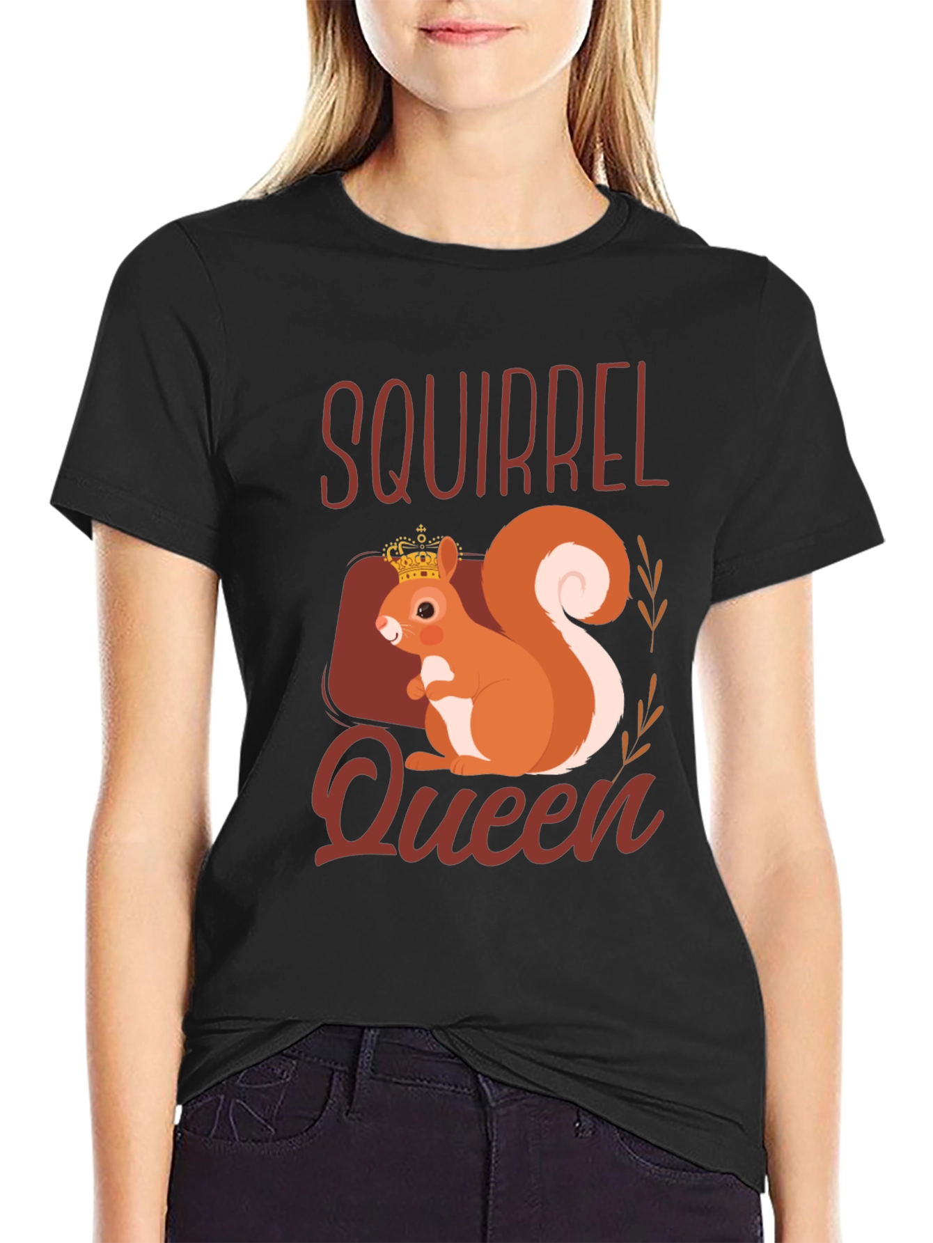 Squirrel Queen Graphic T-Shirt