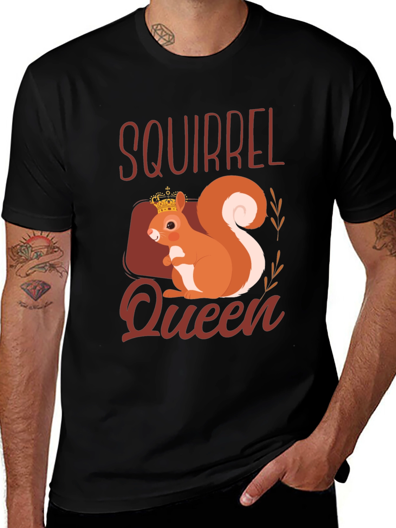 Squirrel Queen Graphic T-Shirt