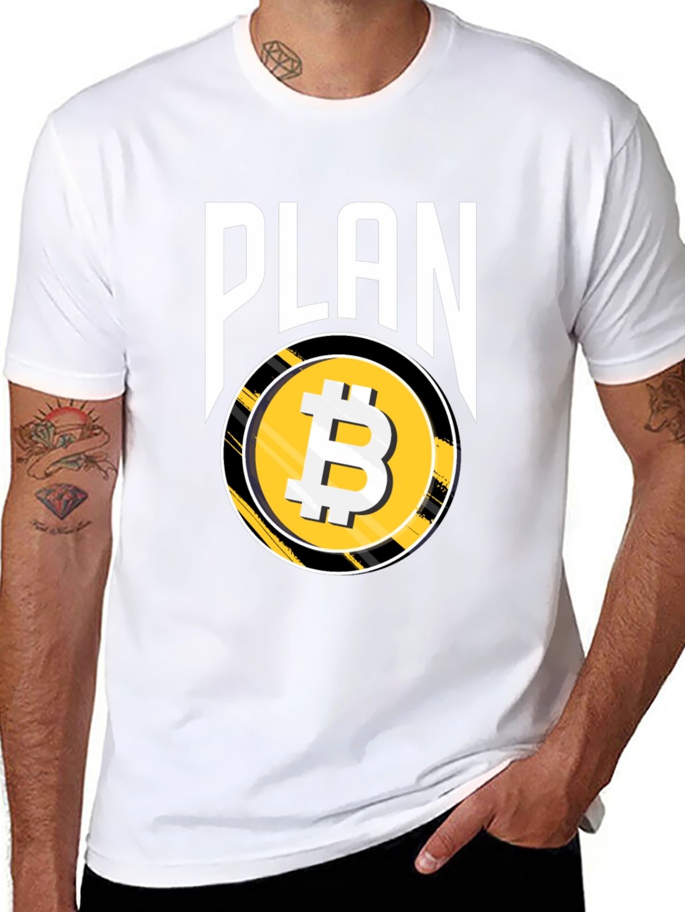 Bitcoin Plan Black T-Shirt Crypto HODL