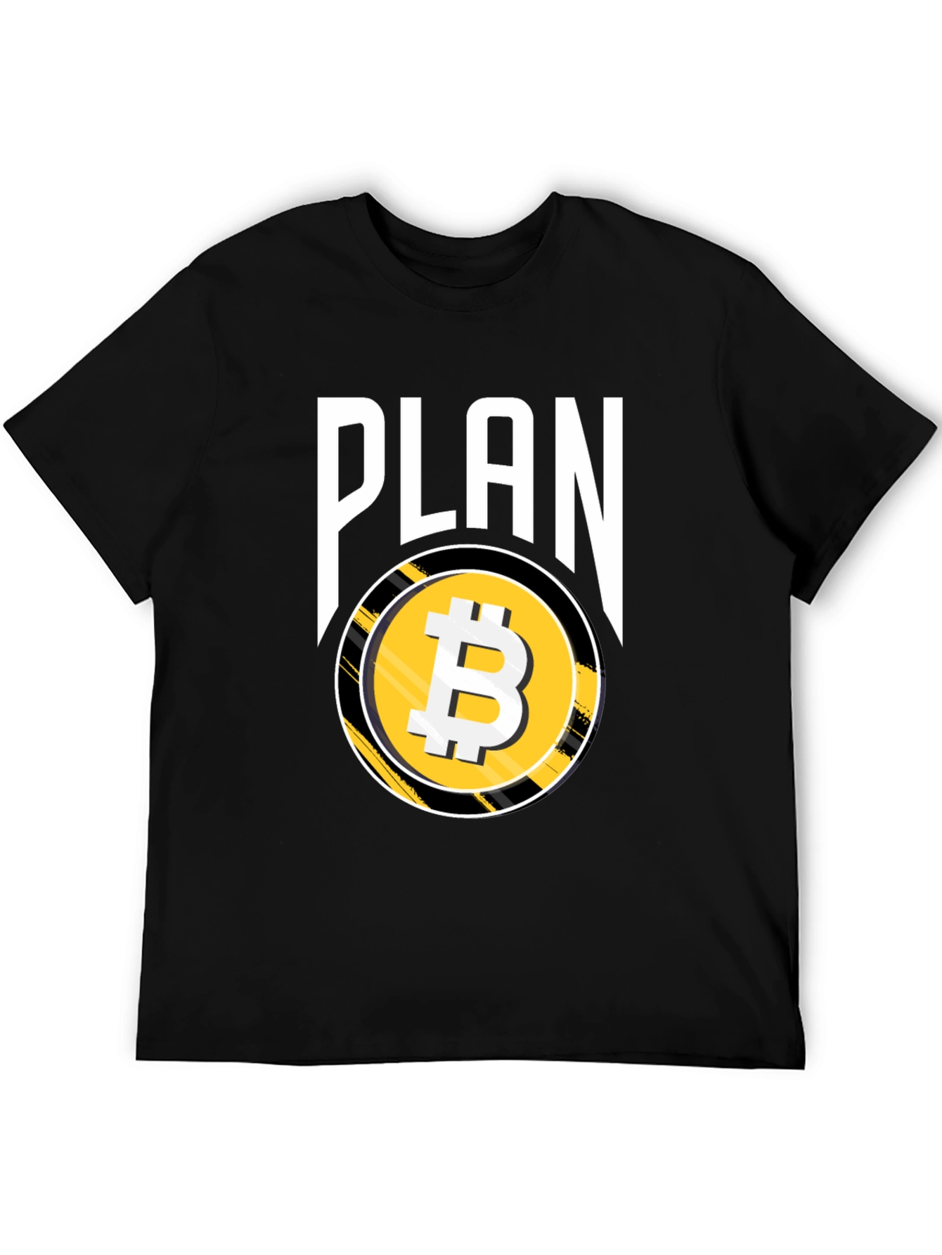 Bitcoin Plan Black T-Shirt Crypto HODL