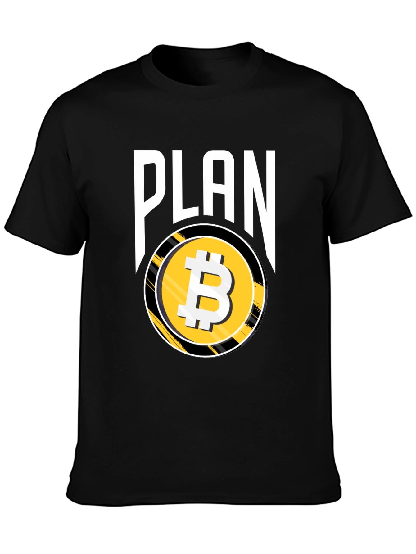 Bitcoin Plan Black T-Shirt Crypto HODL