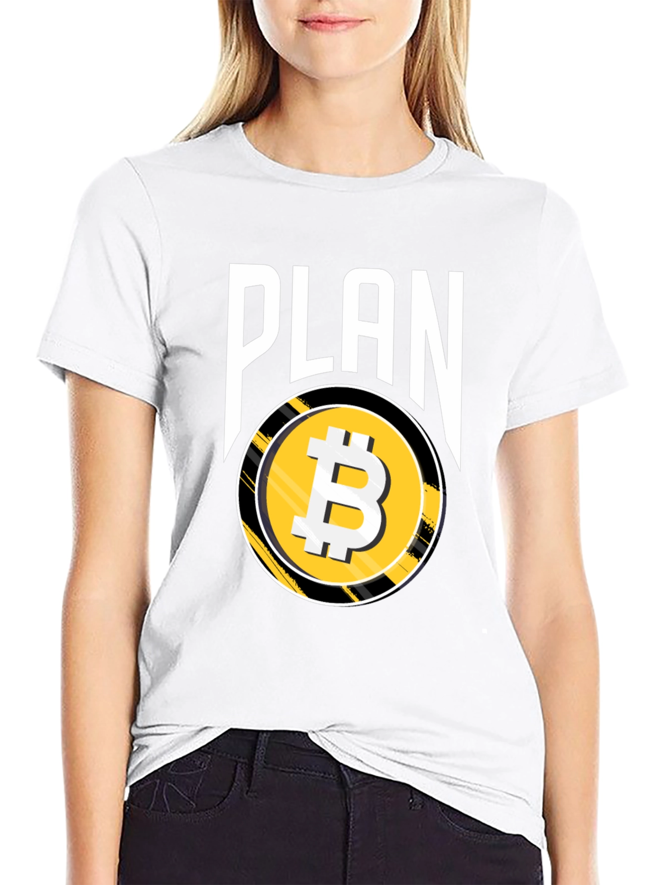Bitcoin Plan Black T-Shirt Crypto HODL