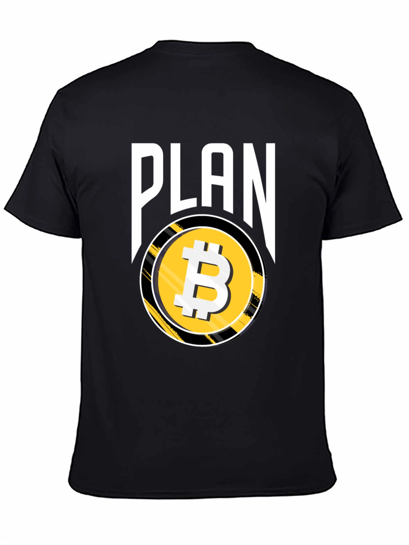 Bitcoin Plan Black T-Shirt Crypto HODL