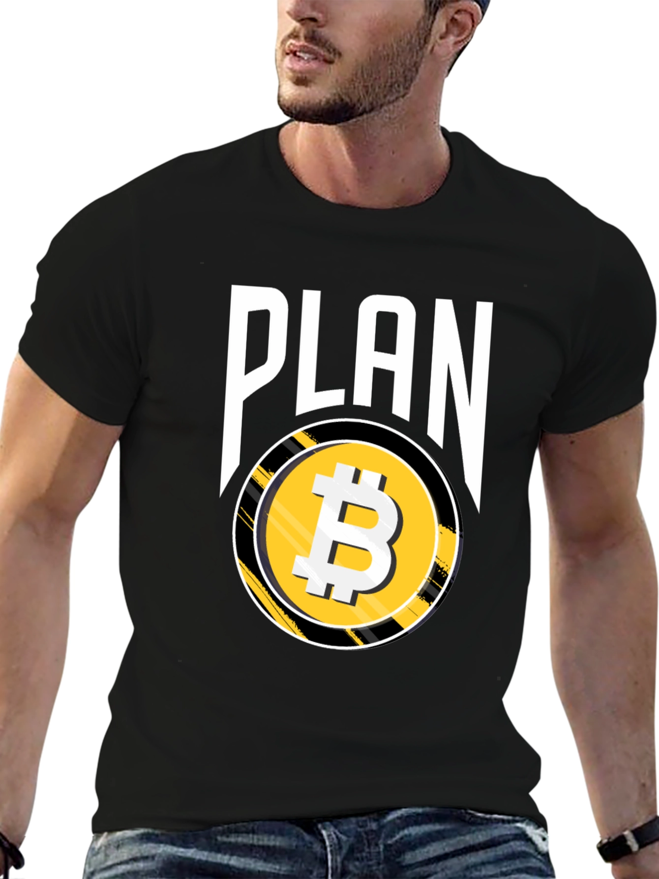 Bitcoin Plan Black T-Shirt Crypto HODL