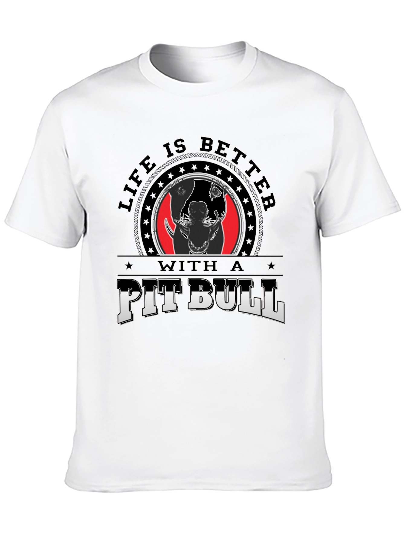 Life is Better With A Pitbull Graphic Tee