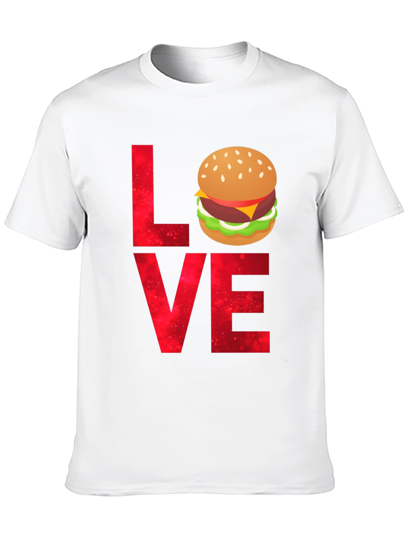 Love Burger T-Shirt - Foodie Tee