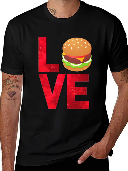 Love Burger T-Shirt - Foodie Tee