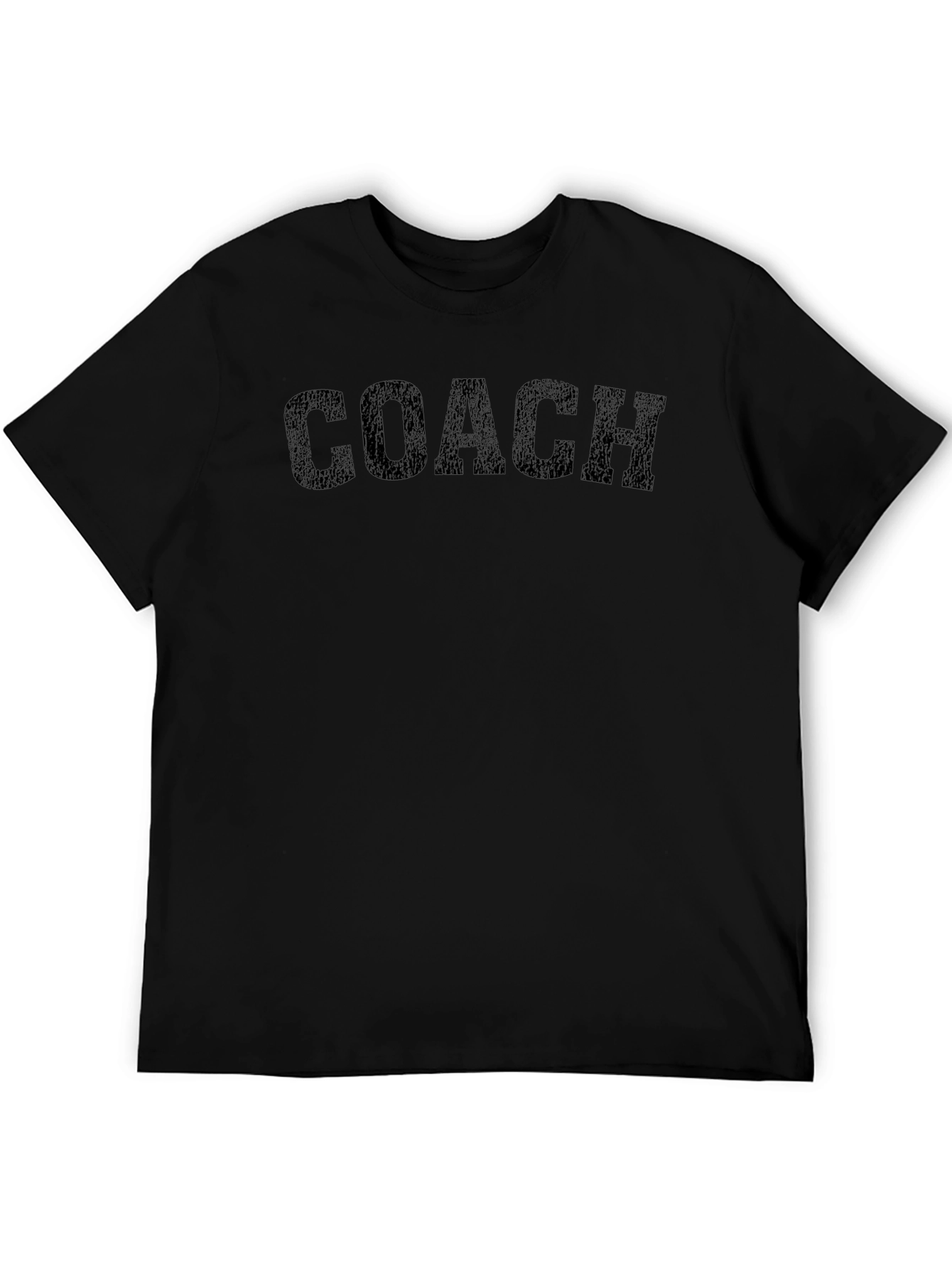 Coach Graphic T-Shirt - Black Crew Neck Tee
